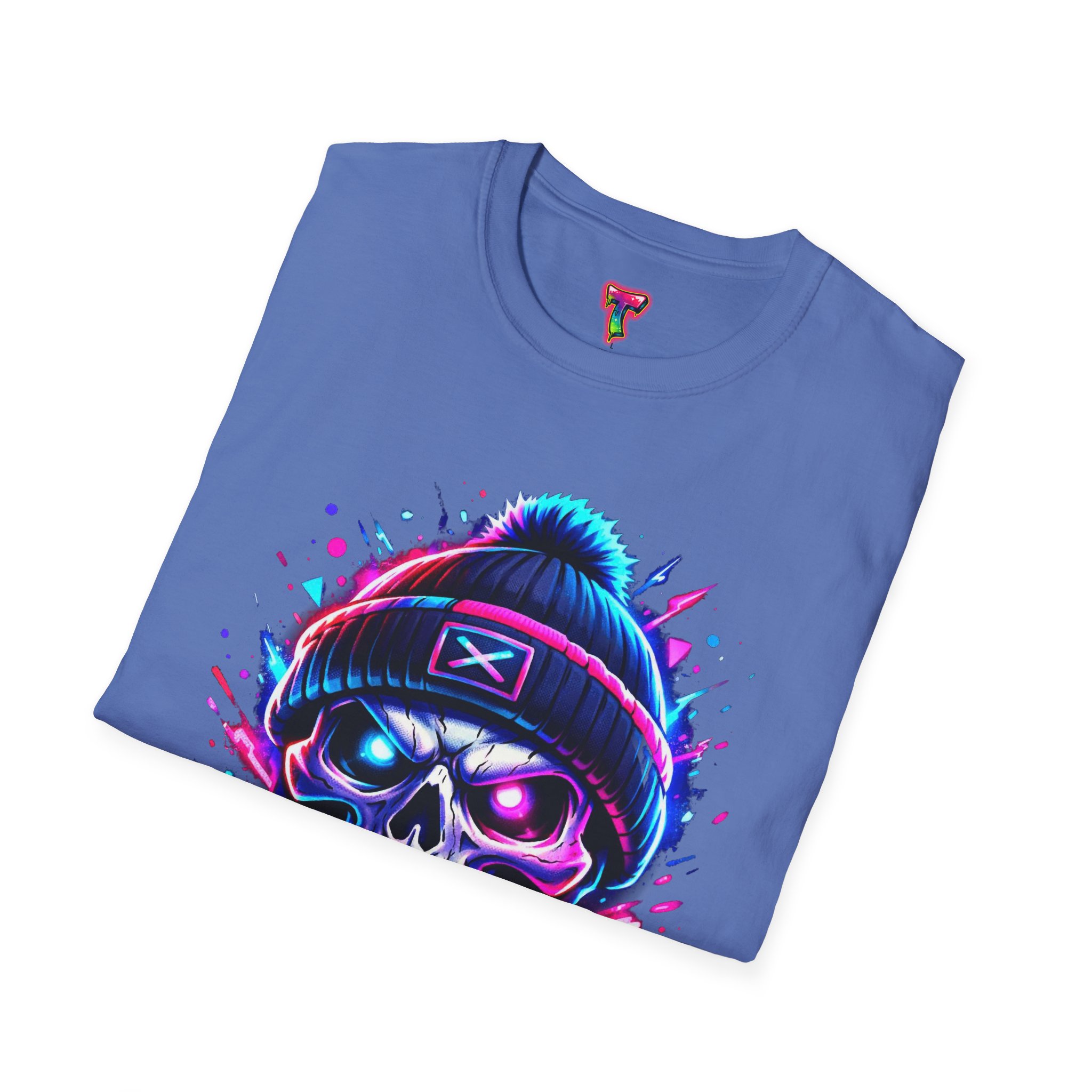 Neon Skull Beanie T-Shirt - Ảnh 32