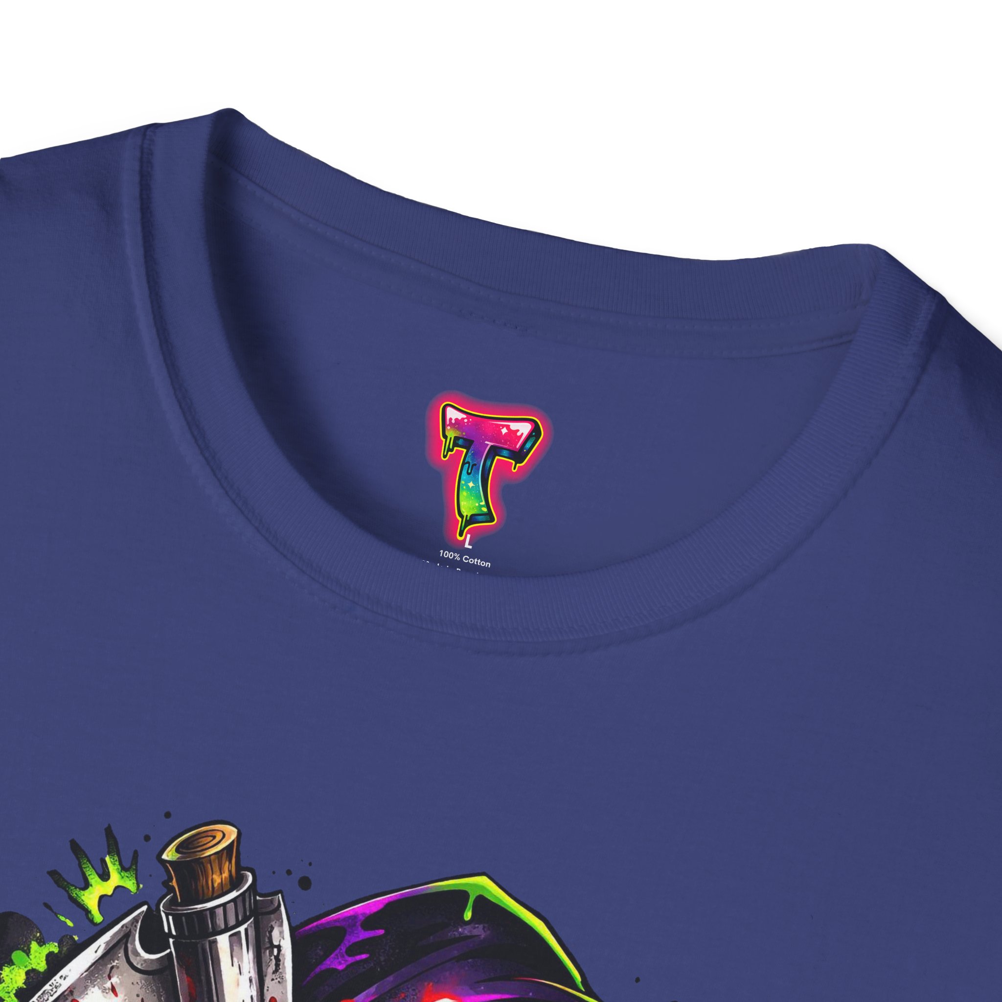 Grim Reaper Skull T-Shirt - Ảnh 3