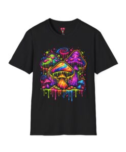 Psychedelic Rainbow Mushrooms T-Shirt