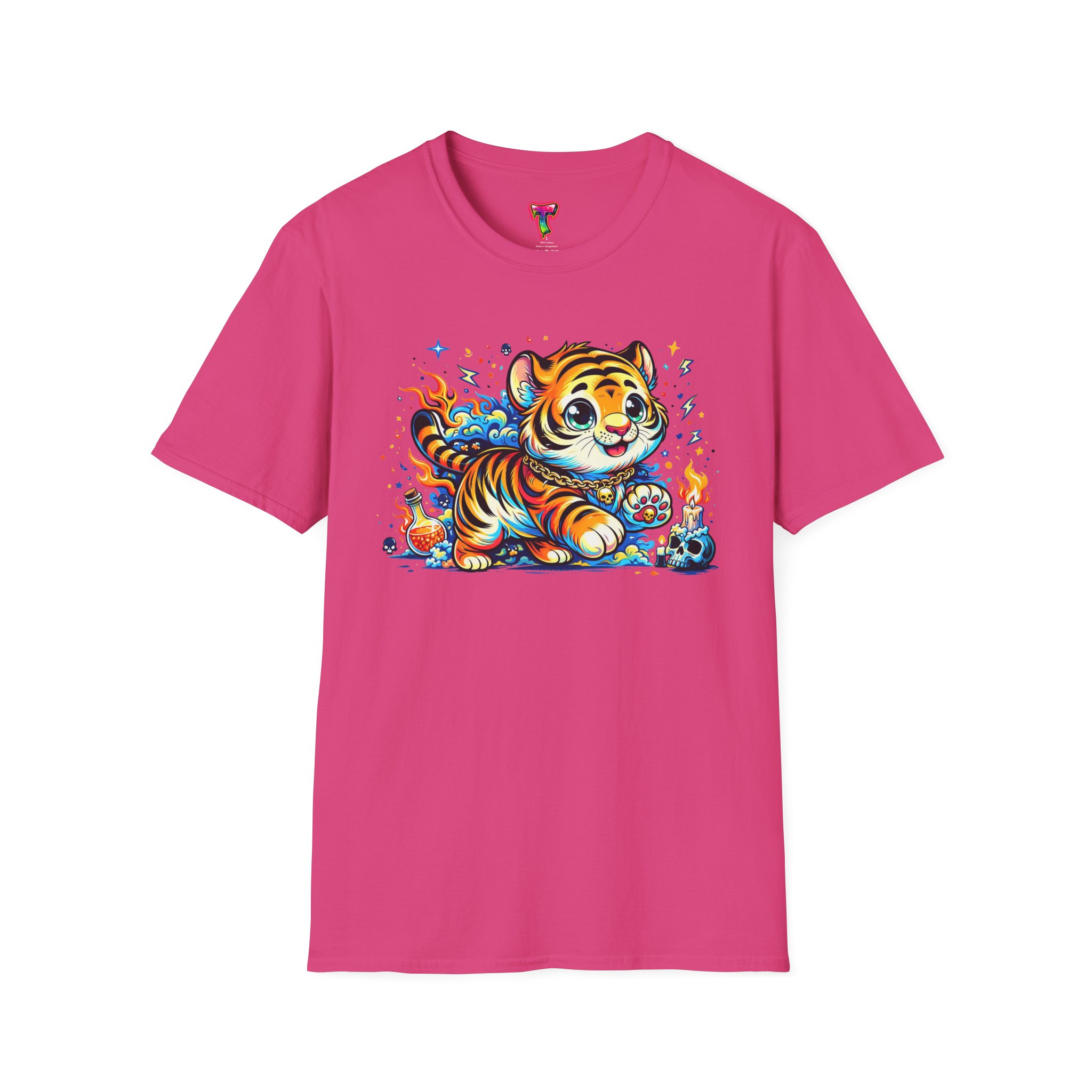 Cute Colorful Tiger Tee - Ảnh 45