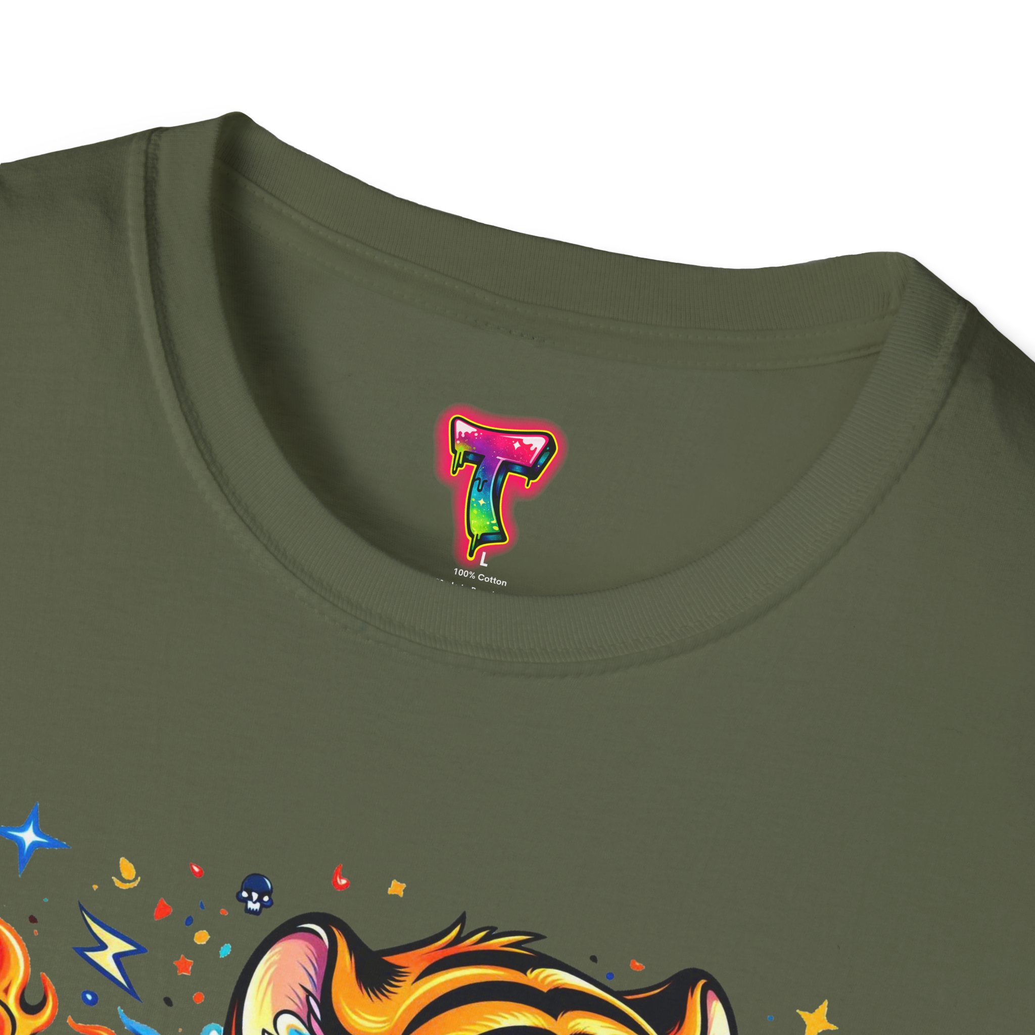 Cute Colorful Tiger Tee - Ảnh 27