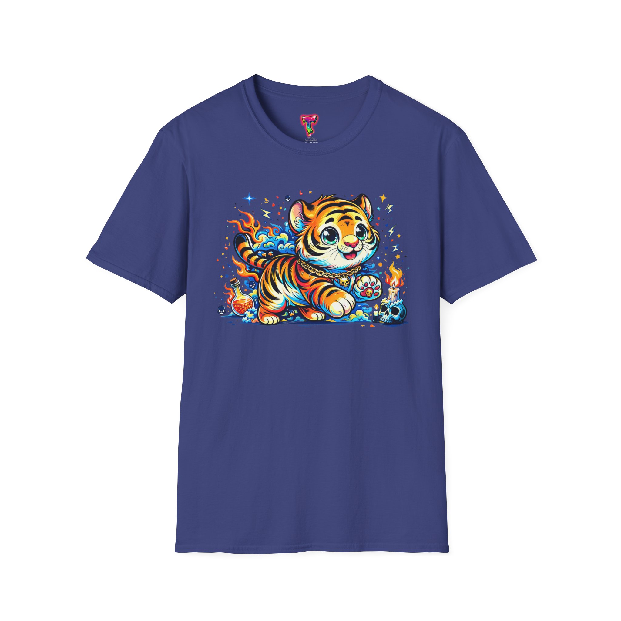 Cute Colorful Tiger Tee
