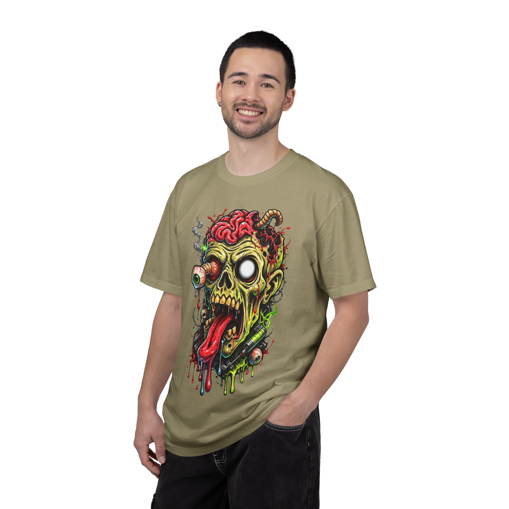 Zombie Skull Graphic T-Shirt - Ảnh 20