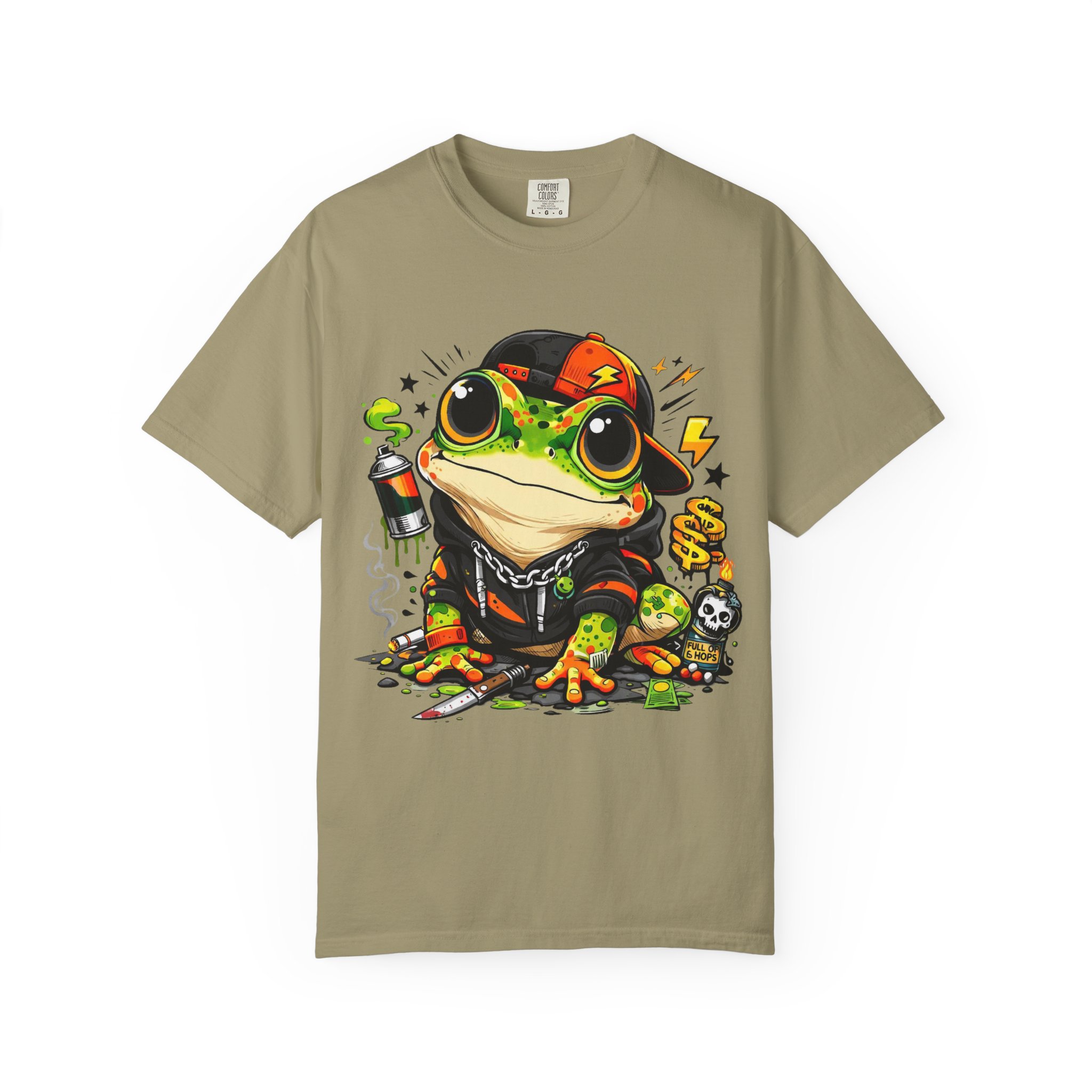 Punk Frog Graphic T-Shirt - Ảnh 13