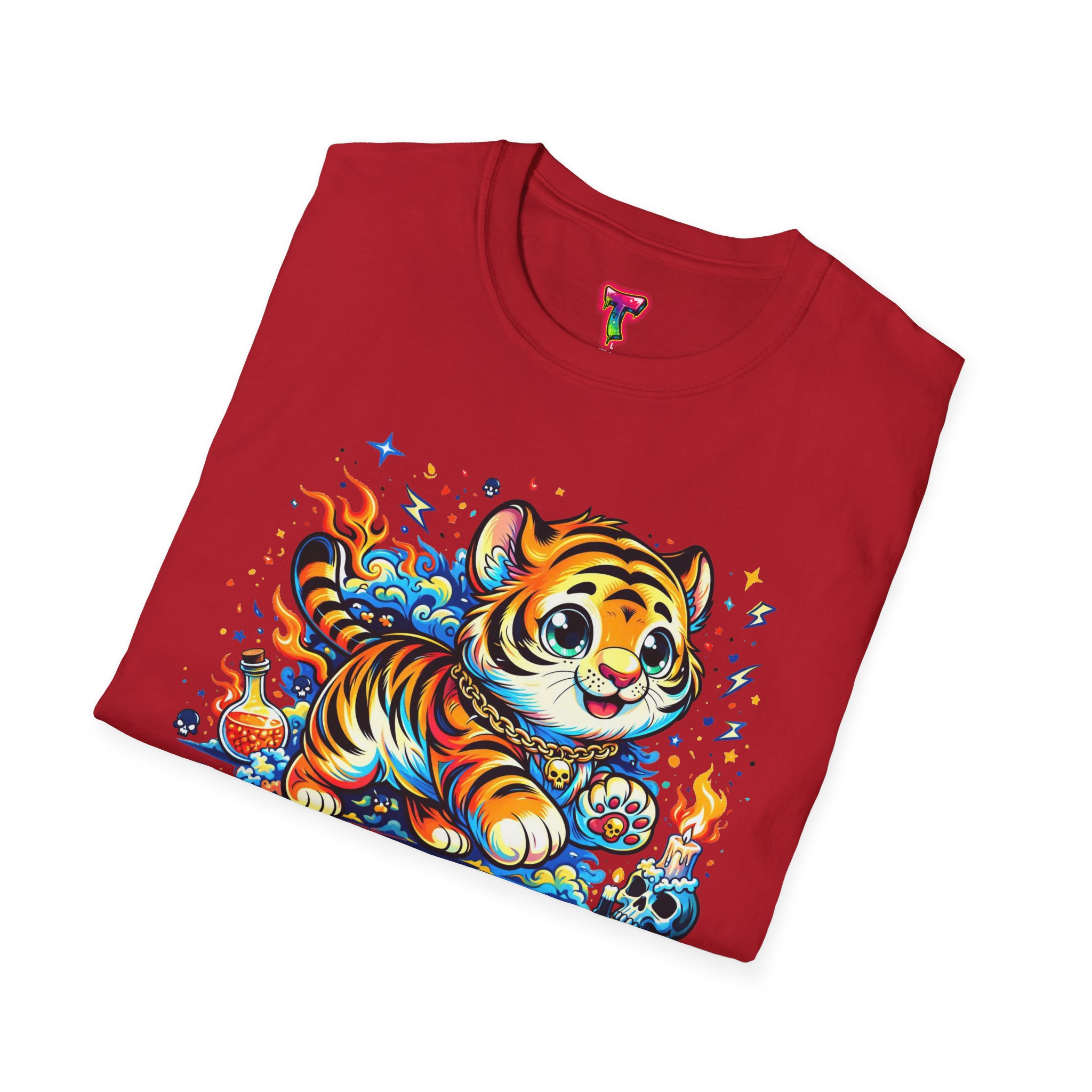 Cute Colorful Tiger Tee - Ảnh 52
