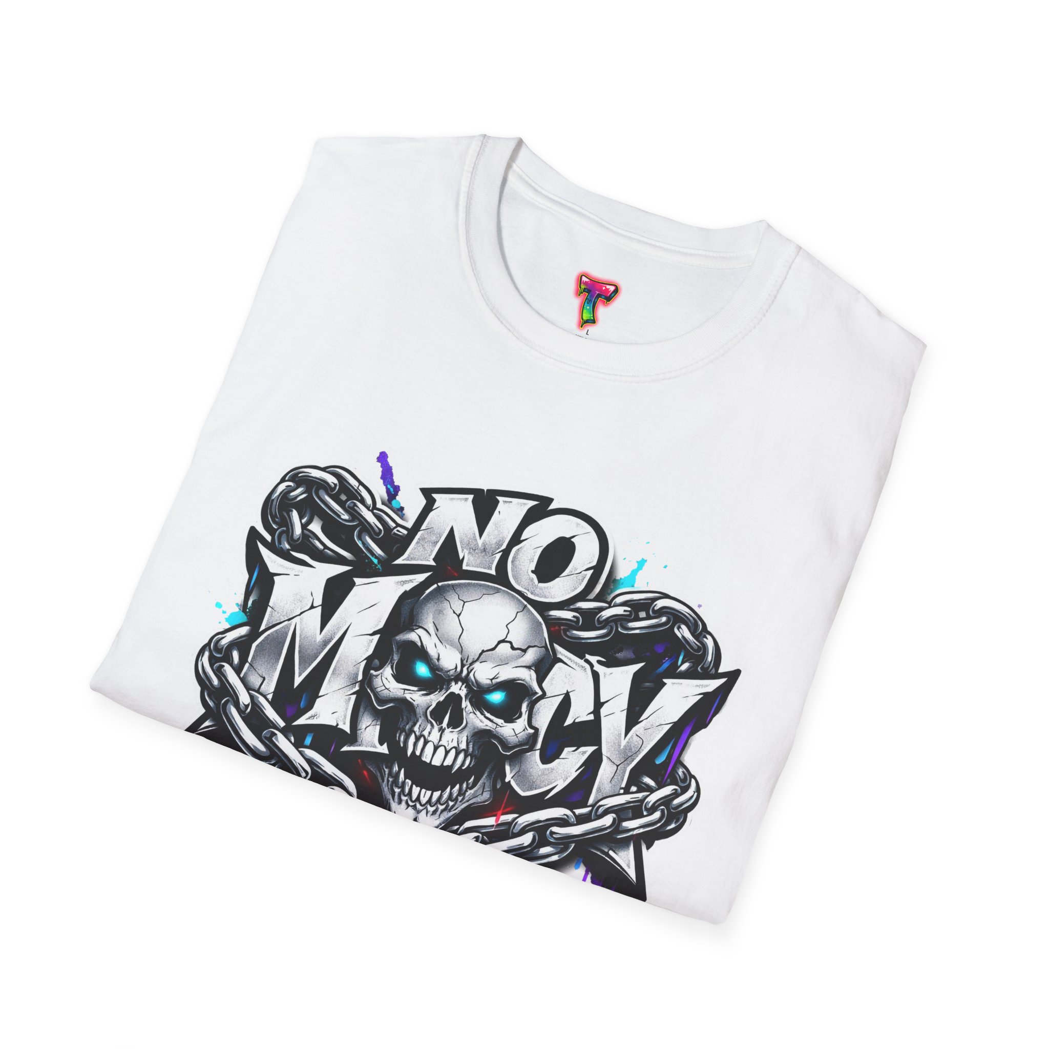 No Mercy Skull Graphic T-Shirt - Ảnh 8