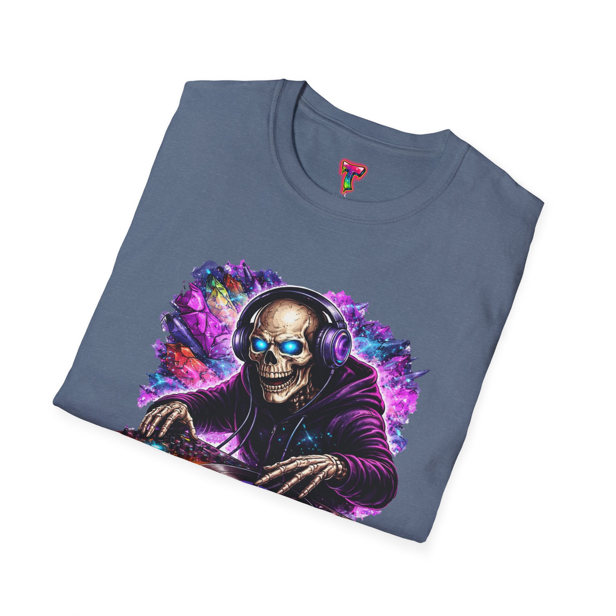 DJ Skeleton Graphic T-Shirt - Ảnh 40