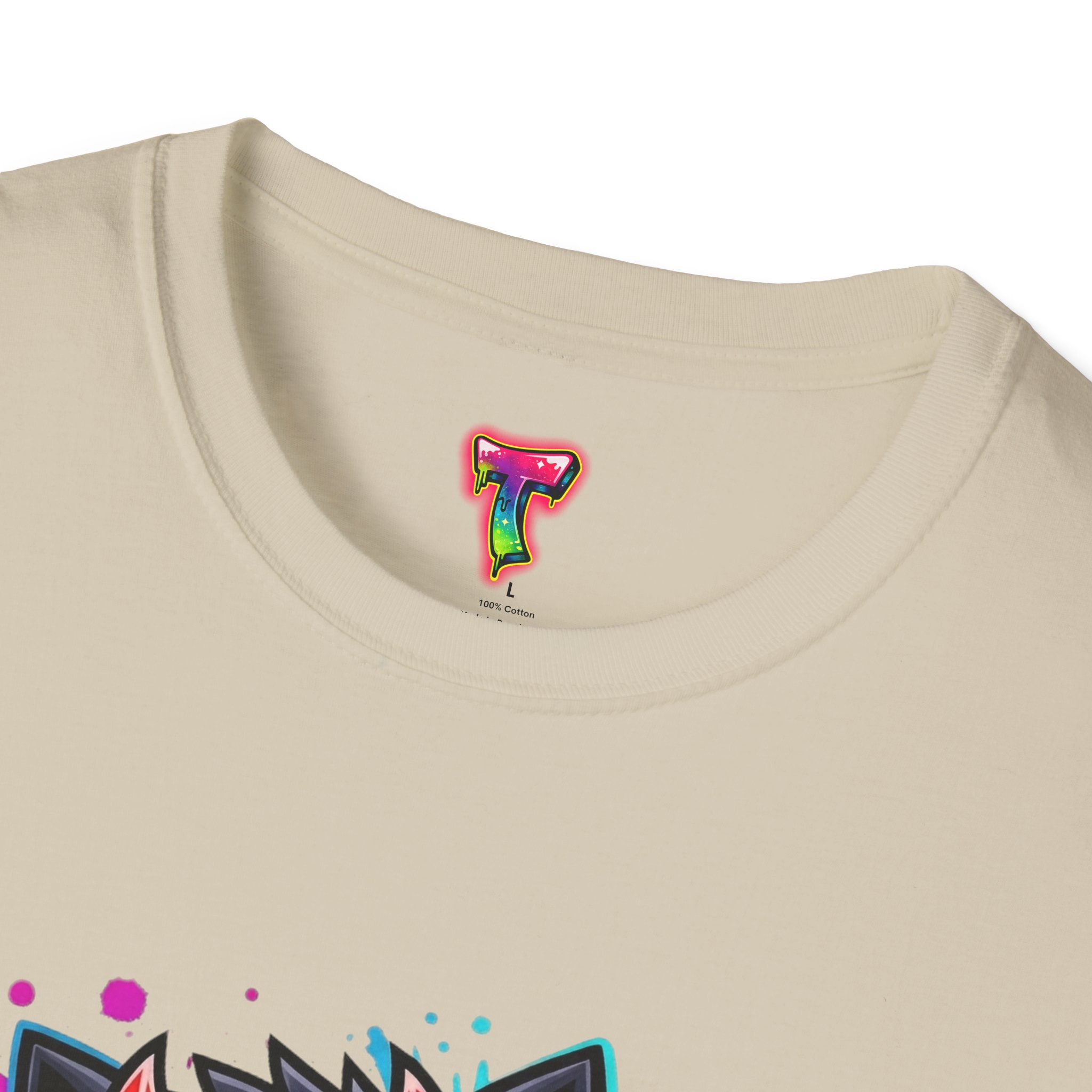 Graffiti Demon Cat T-Shirt - Ảnh 15