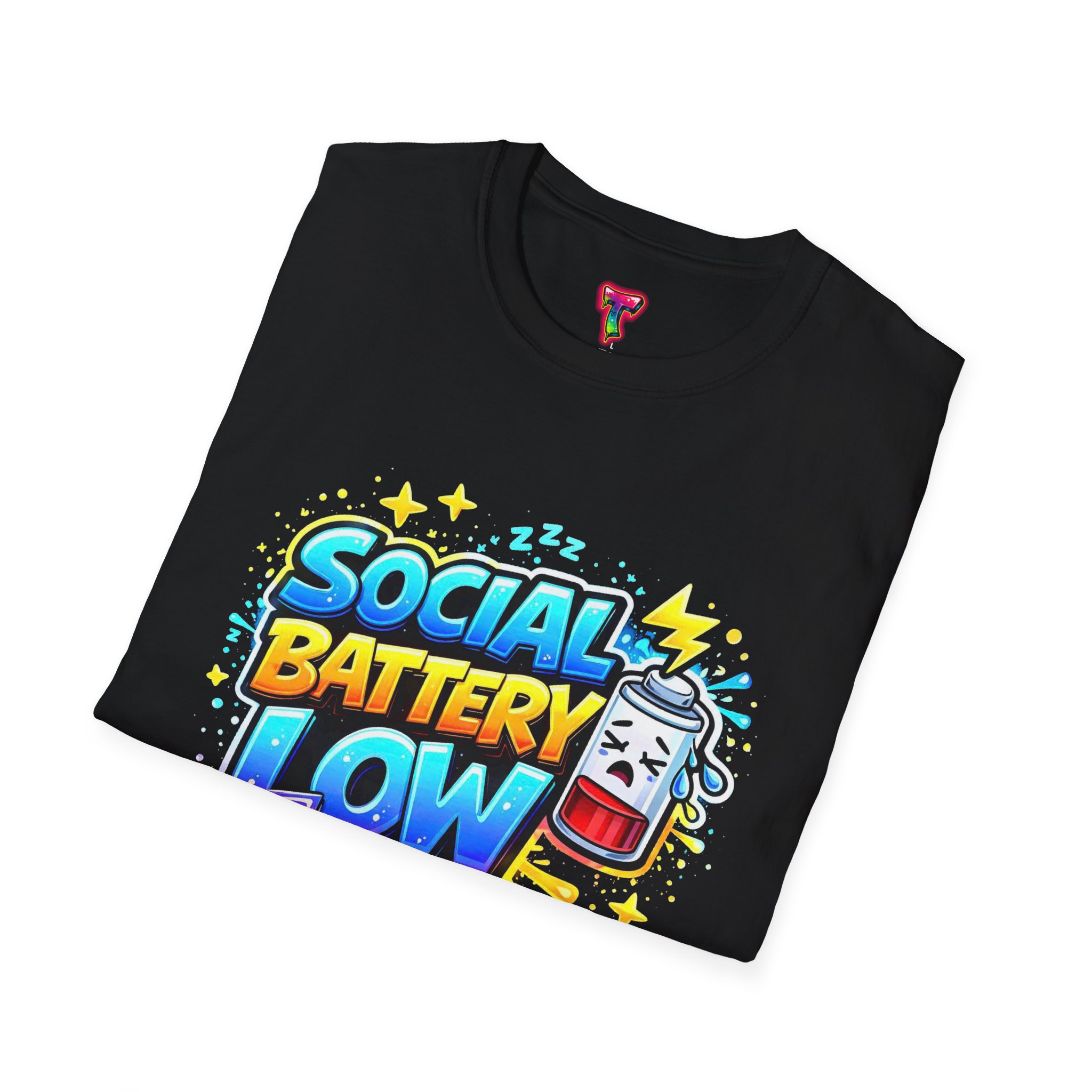 Social Battery Low T-Shirt - Ảnh 4