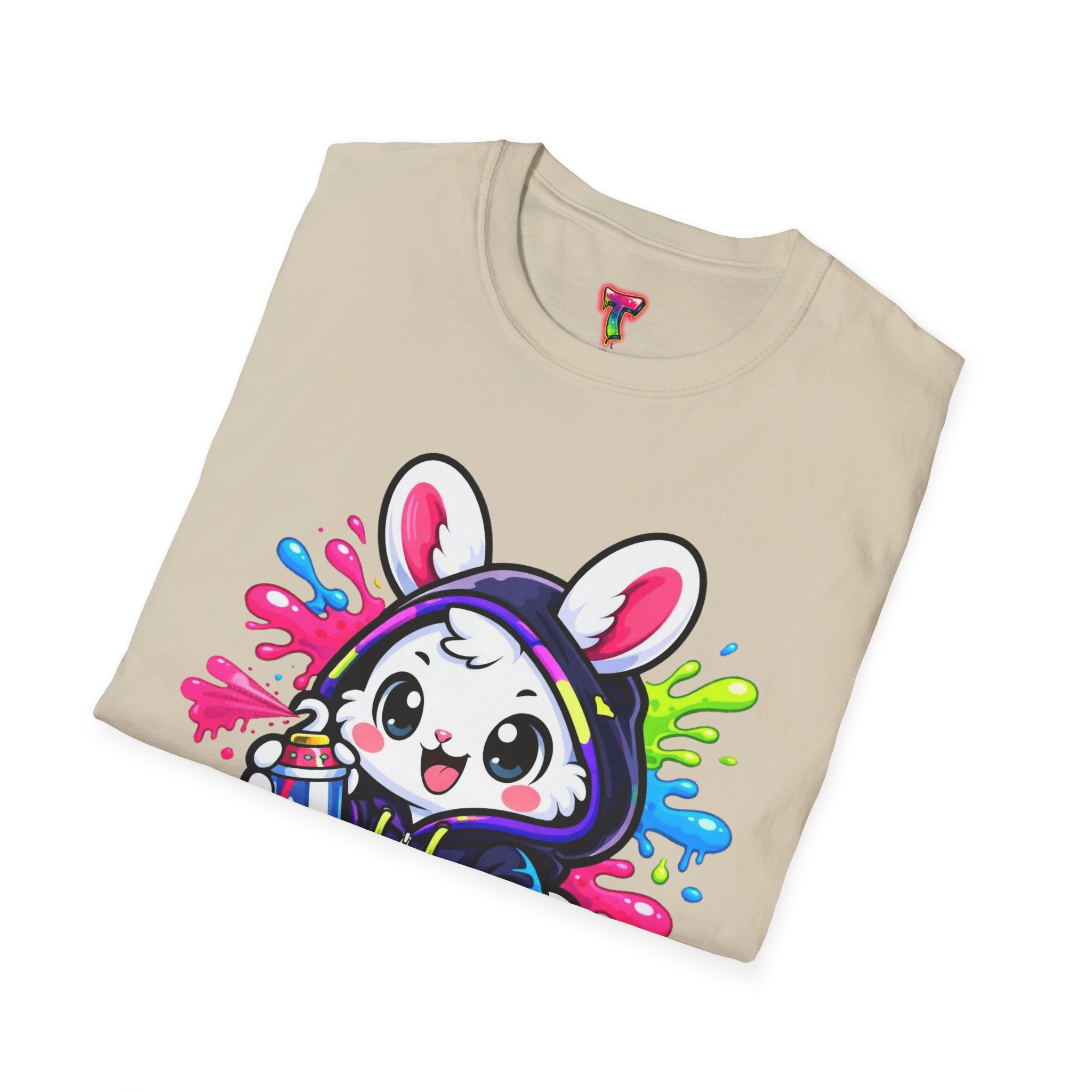 Cute Street Art Bunny with Spray Paint - Ảnh 16