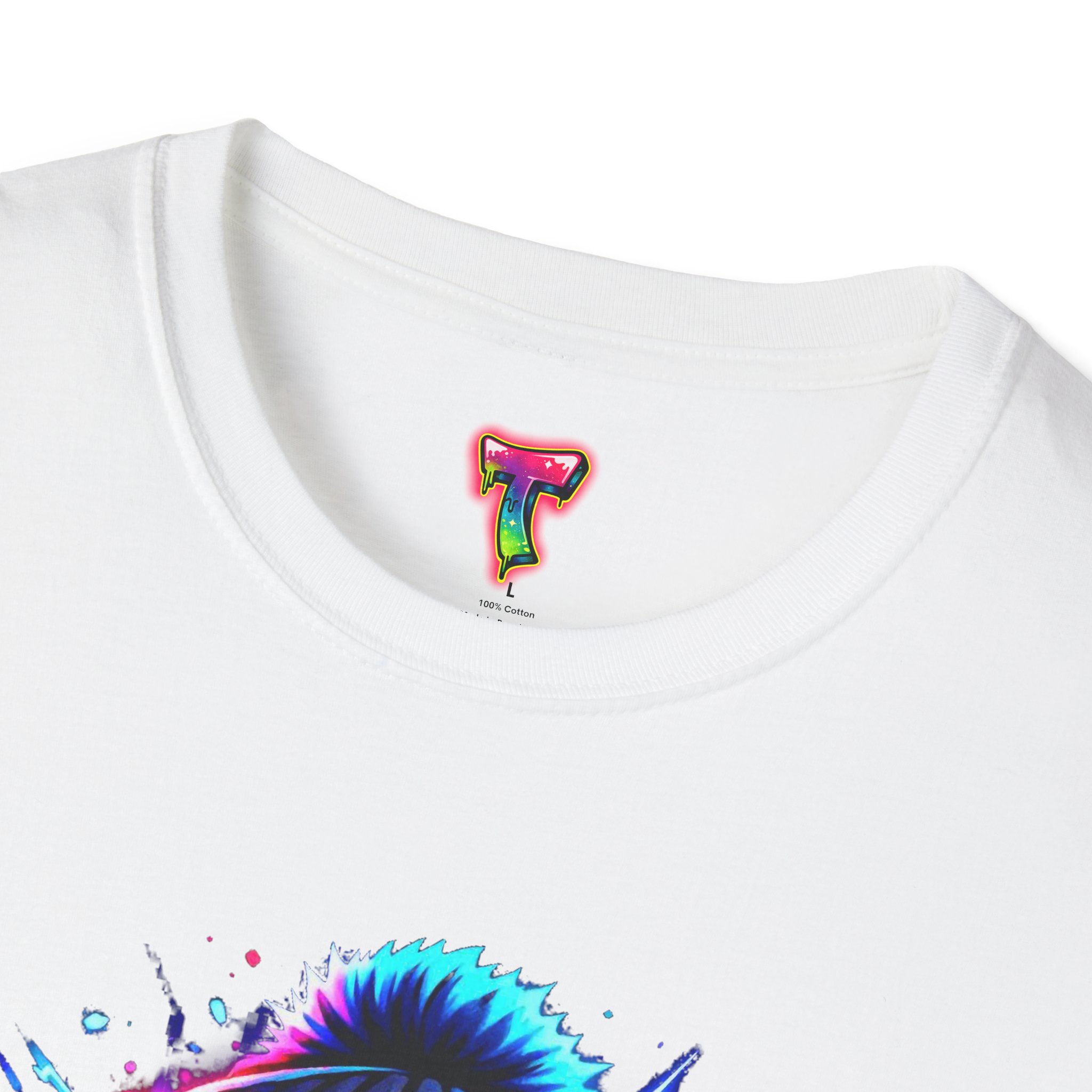 Neon Skull Beanie T-Shirt - Ảnh 7