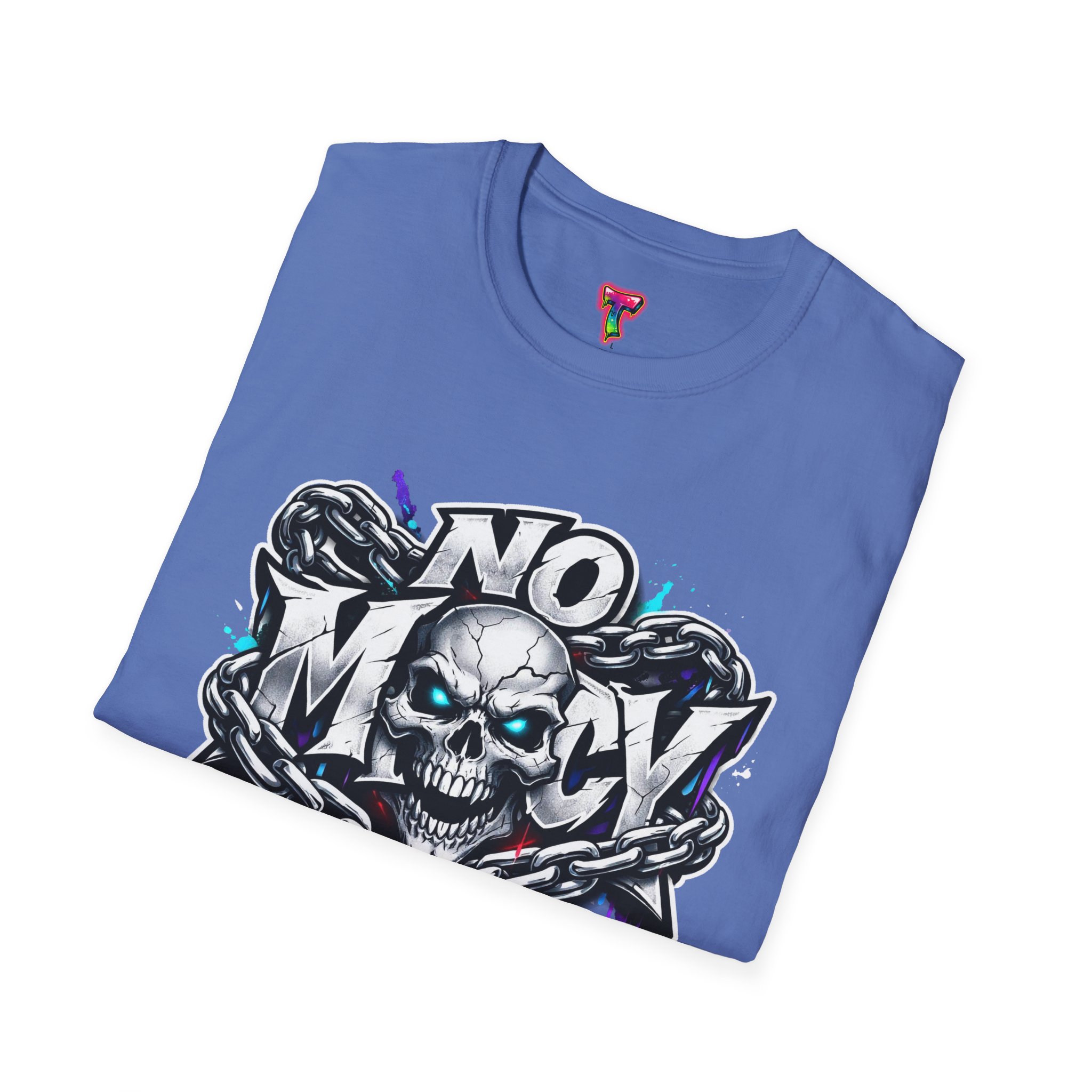 No Mercy Skull Graphic T-Shirt - Ảnh 36