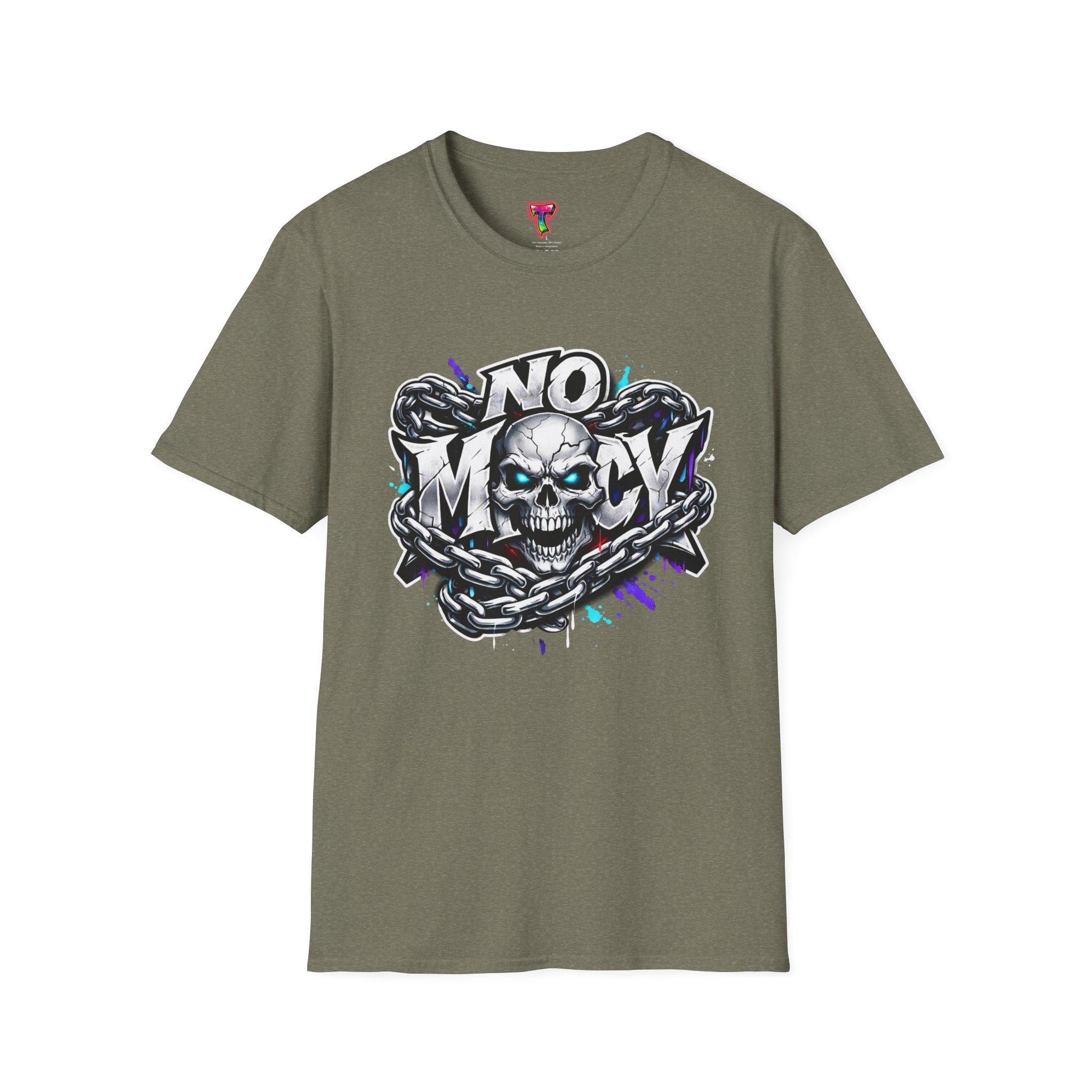 No Mercy Skull Graphic T-Shirt - Ảnh 21