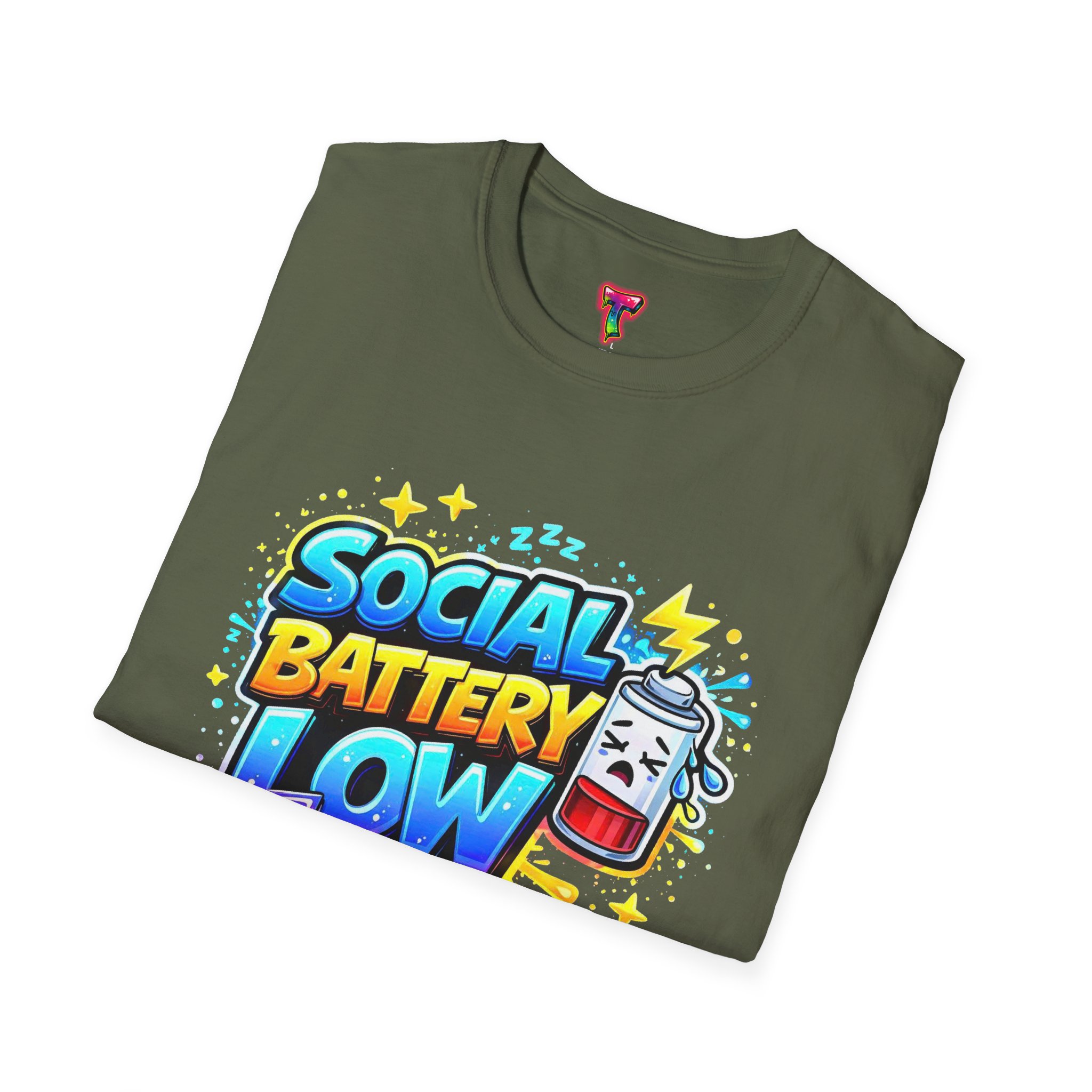 Social Battery Low T-Shirt - Ảnh 20