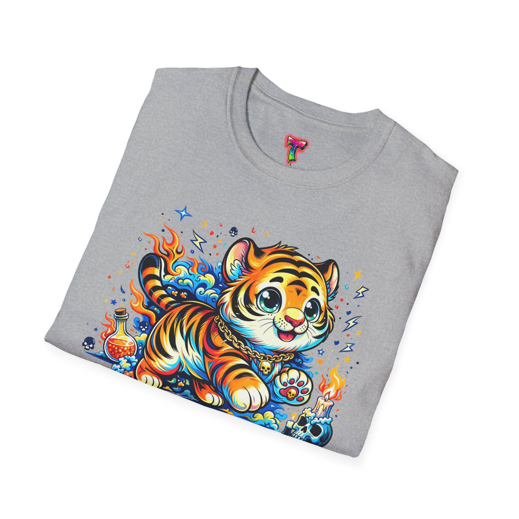Cute Colorful Tiger Tee - Ảnh 20