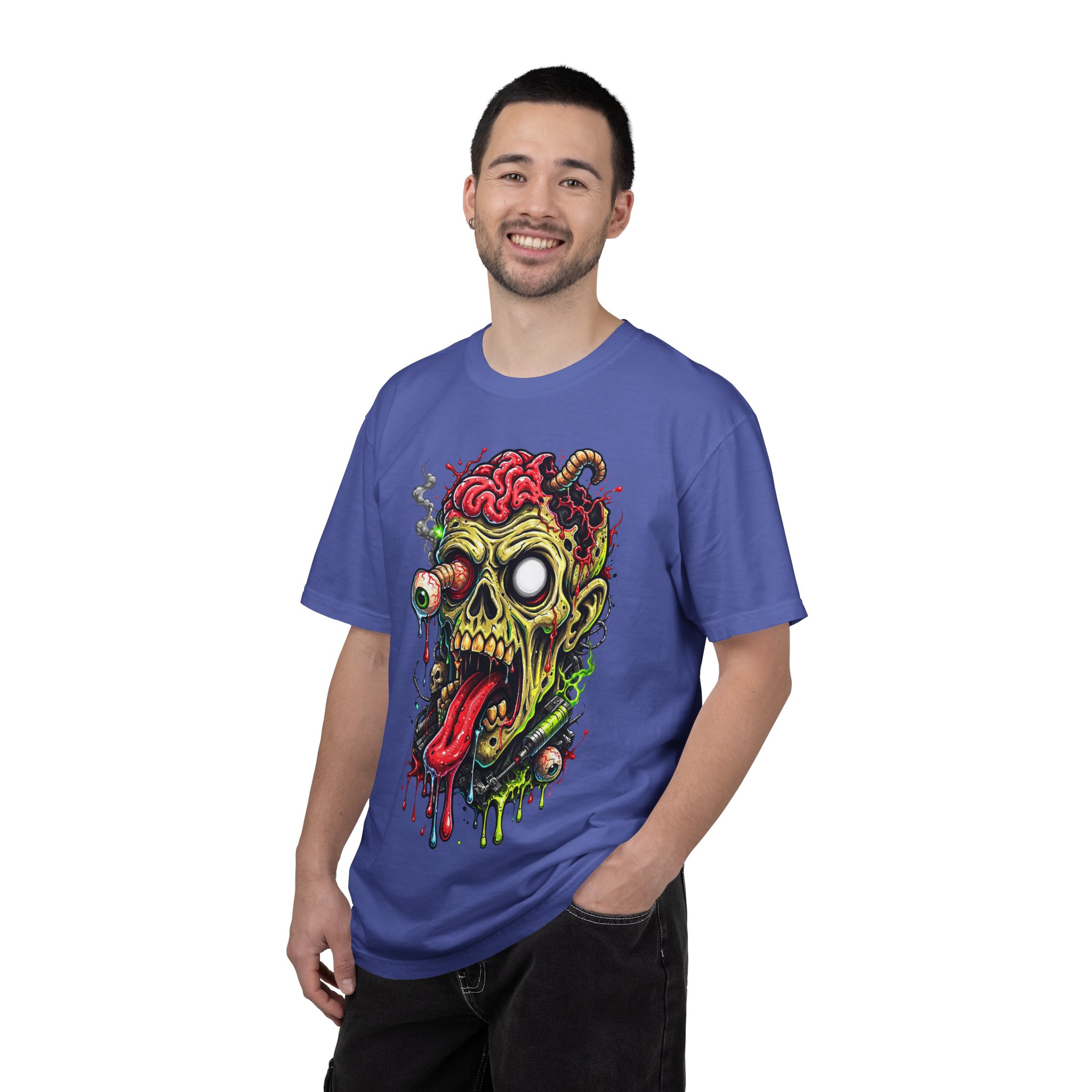 Zombie Skull Graphic T-Shirt - Ảnh 40