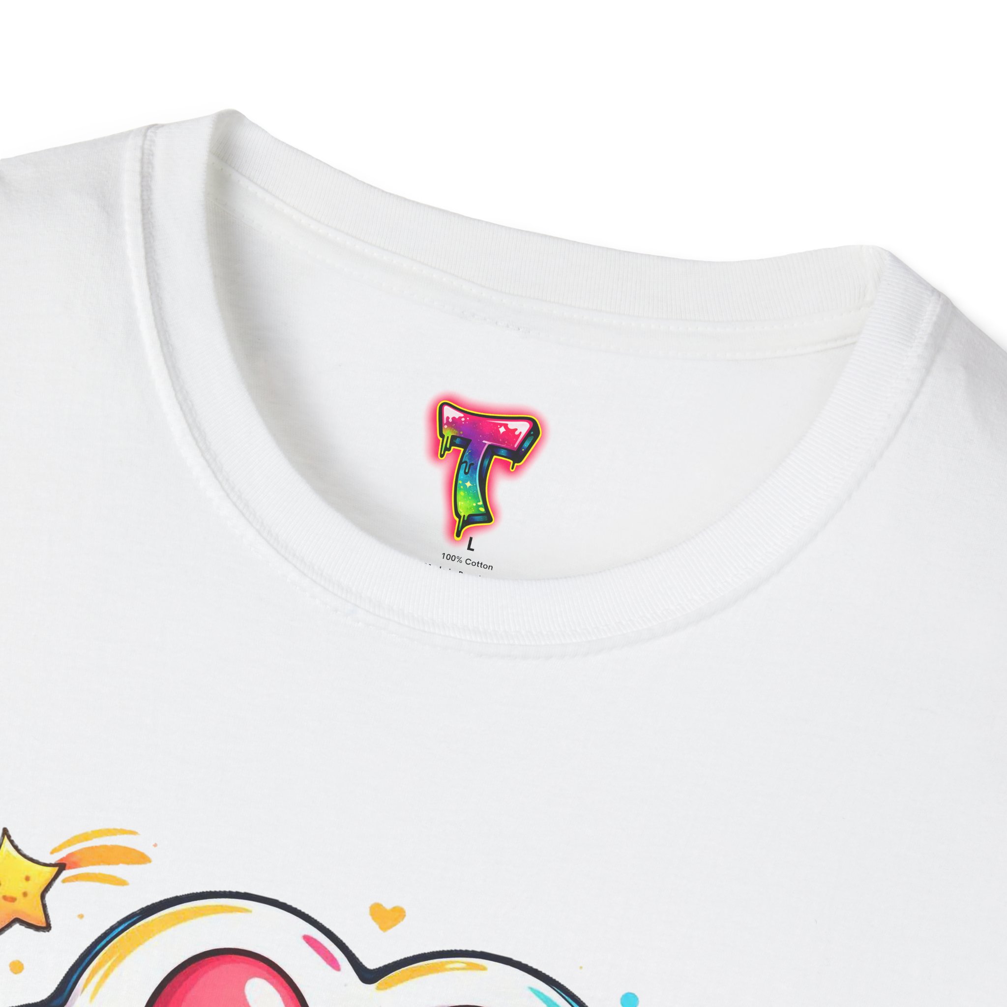 Cute Rainbow Paw T-Shirt - Ảnh 7