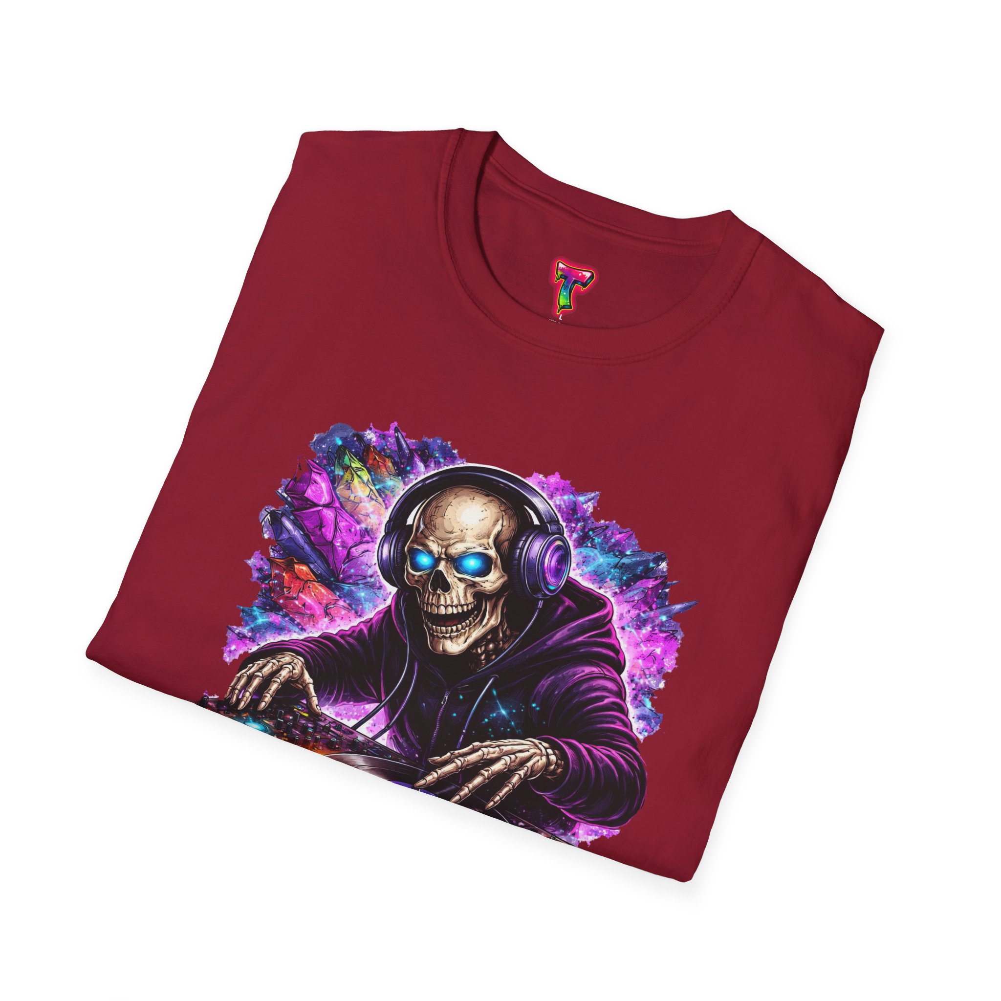 DJ Skeleton Graphic T-Shirt - Ảnh 56