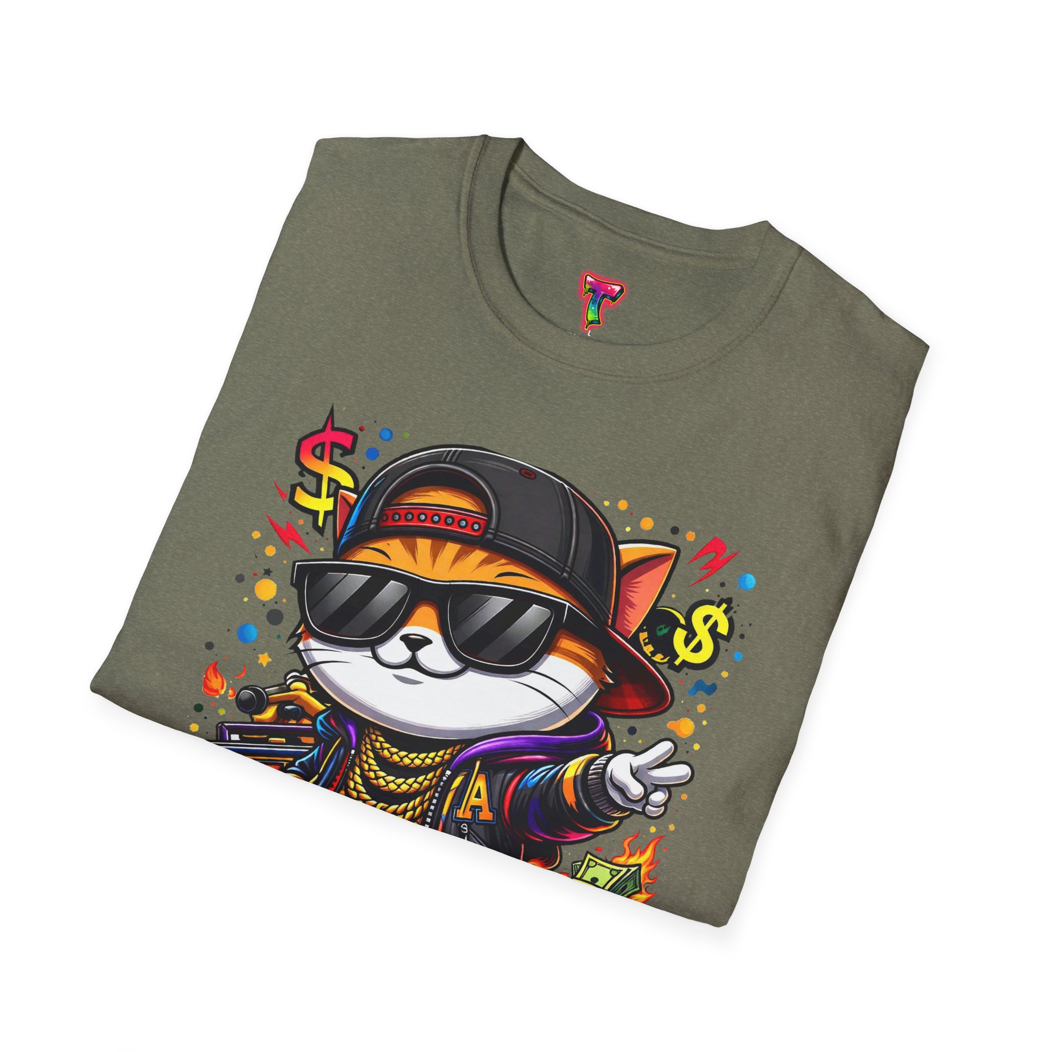 Cool Hip-Hop Cat T-Shirt - Ảnh 20