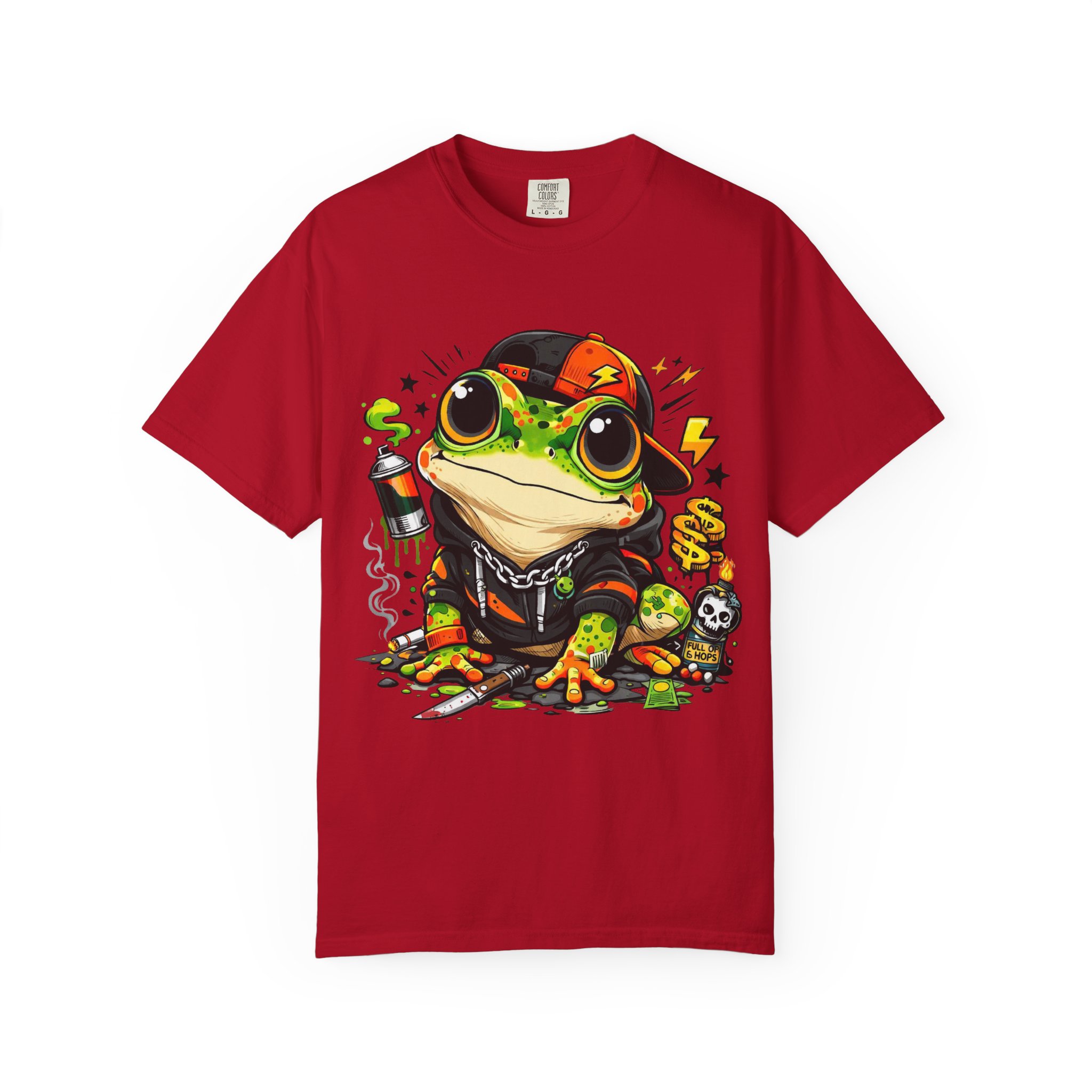 Punk Frog Graphic T-Shirt