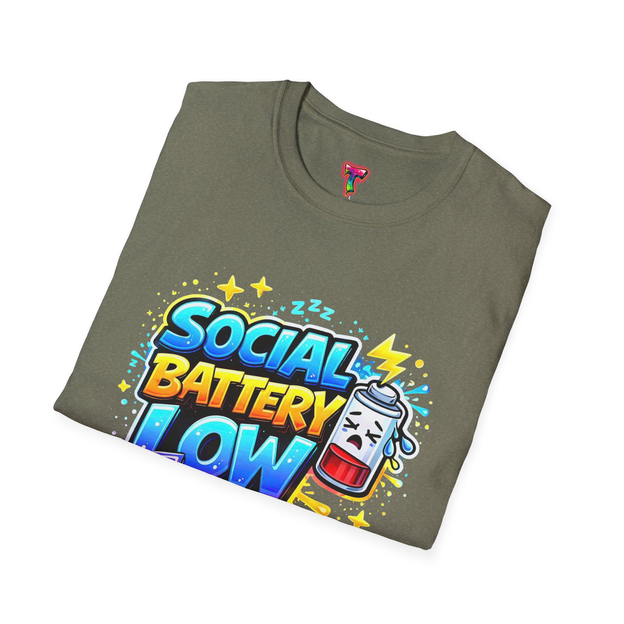 Social Battery Low T-Shirt - Ảnh 16