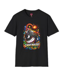 Cash Rules Bomb Graphic T-Shirt
