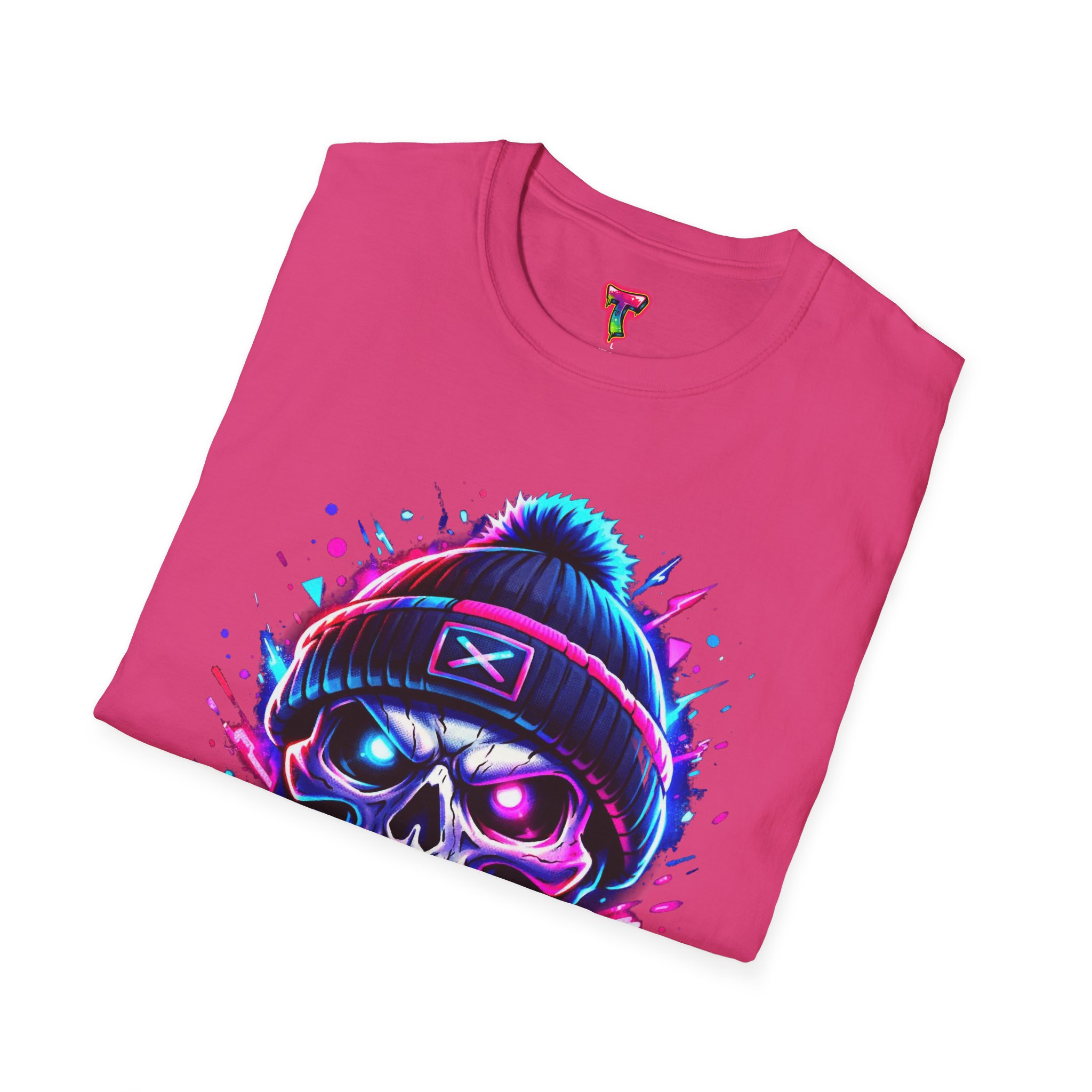 Neon Skull Beanie T-Shirt - Ảnh 52