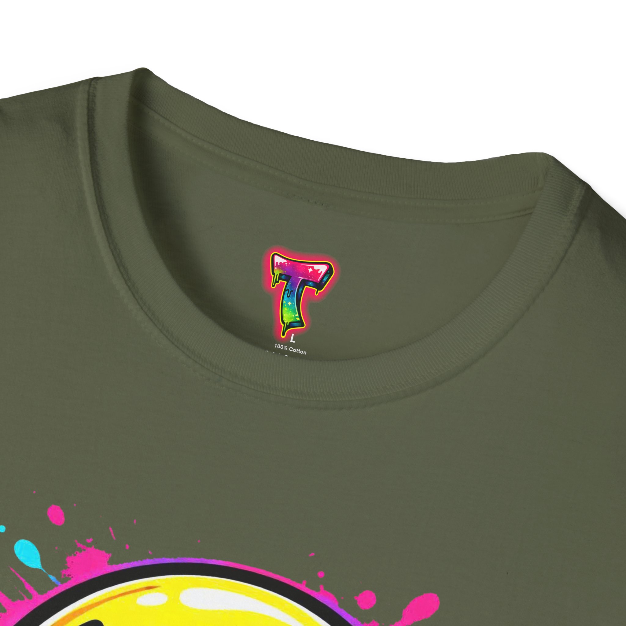 Drippy Neon Smiley T-Shirt - Ảnh 23