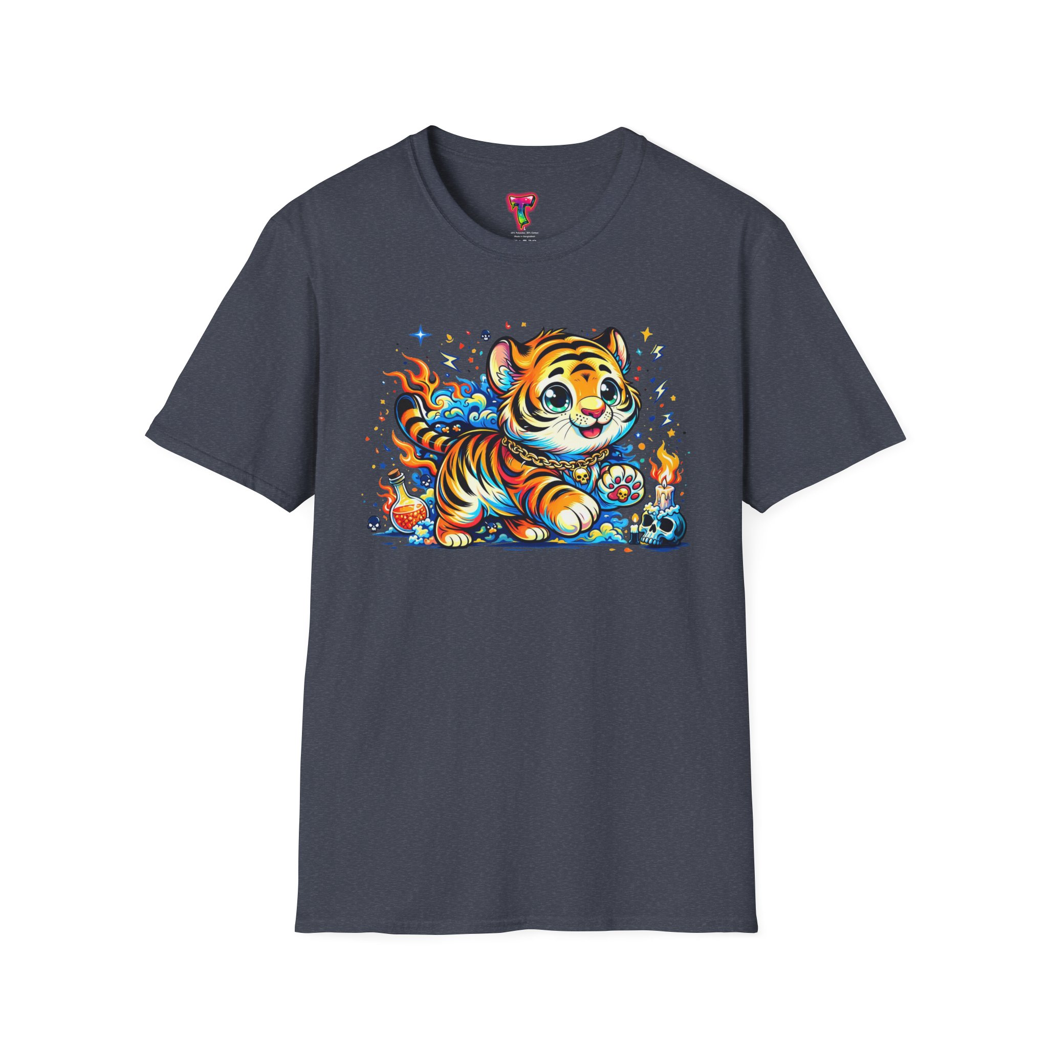 Cute Colorful Tiger Tee - Ảnh 41