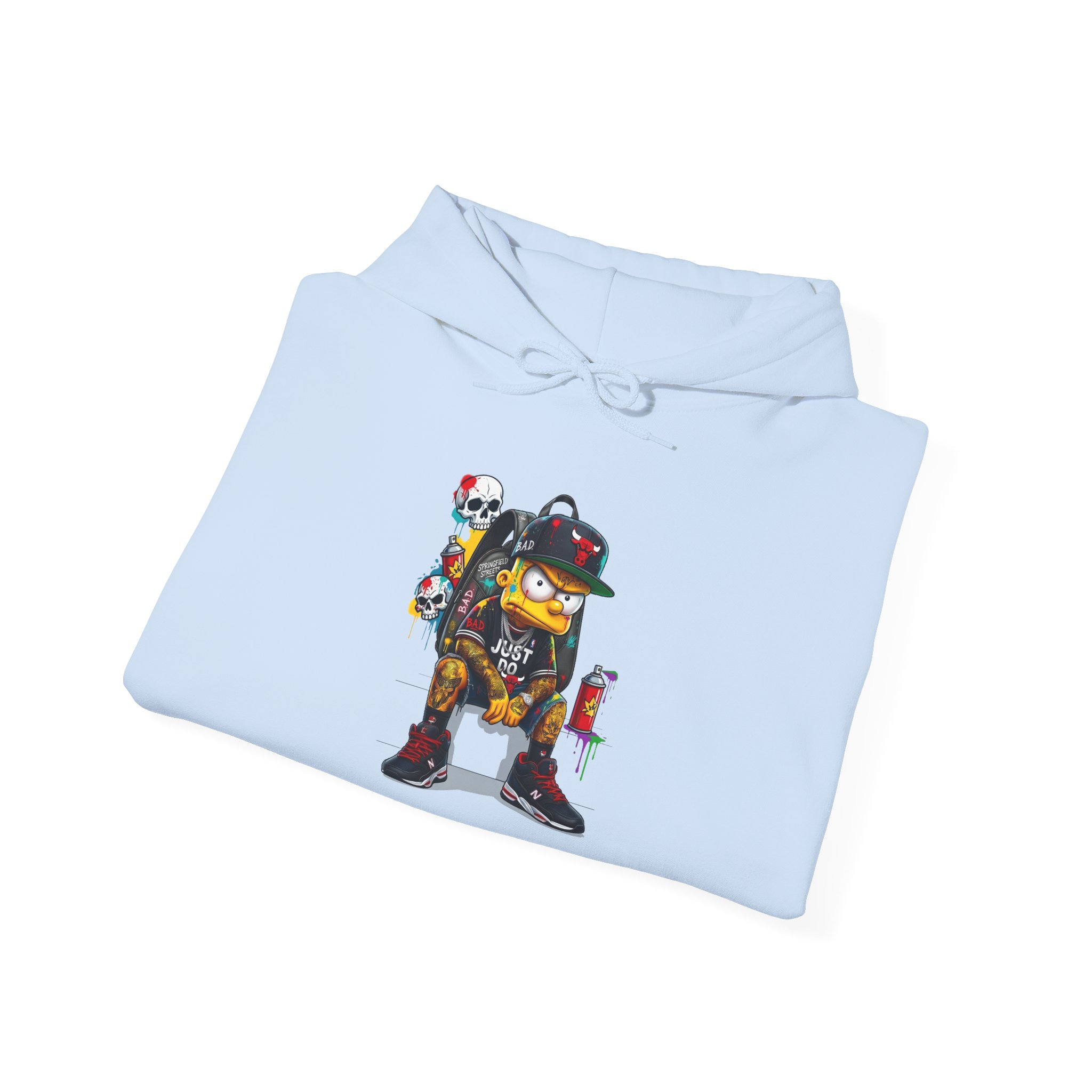 Street Skate Bear Hoodie — Urban Skateboard Graphic Pullover - Ảnh 4