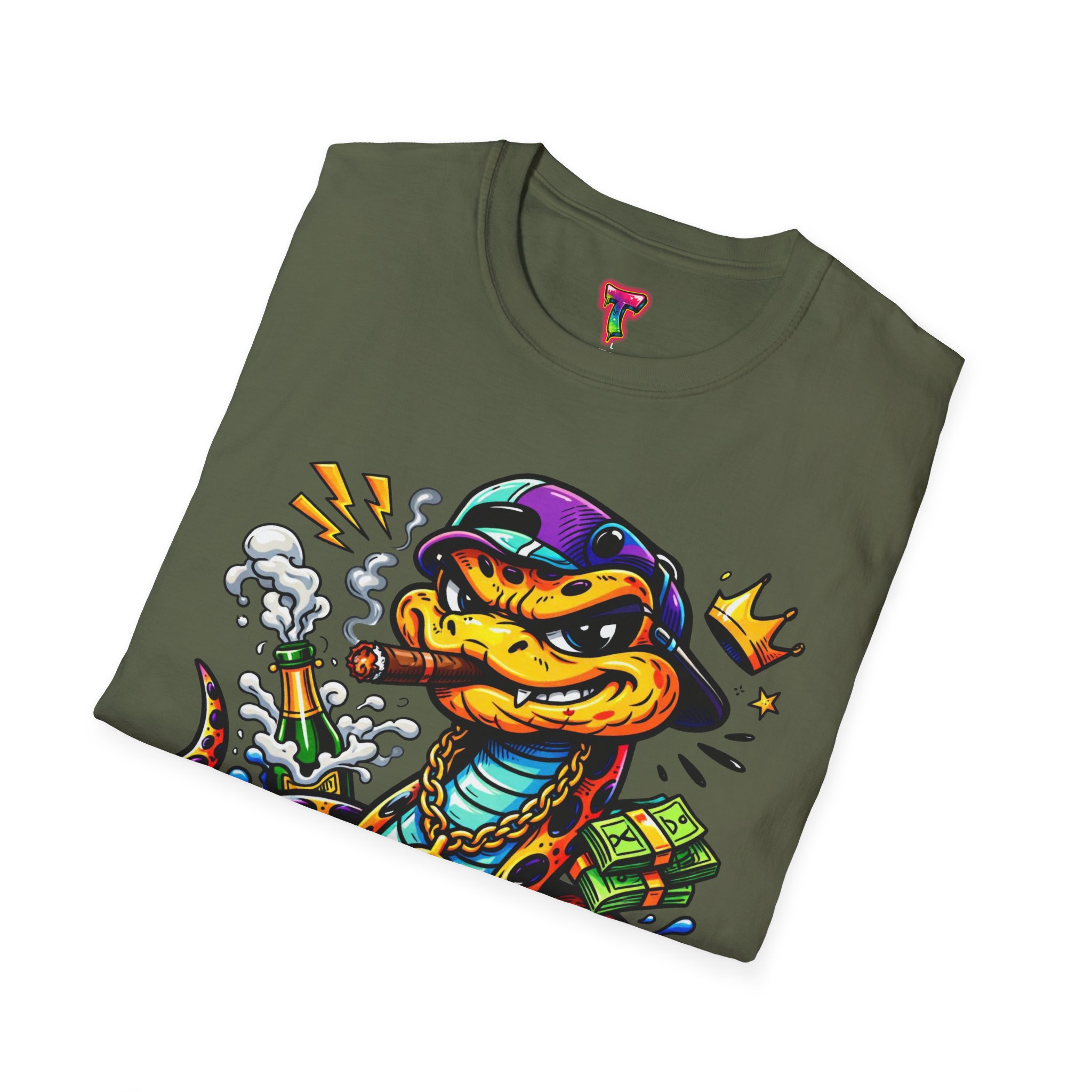 Snake King Graphic T-Shirt - Ảnh 28