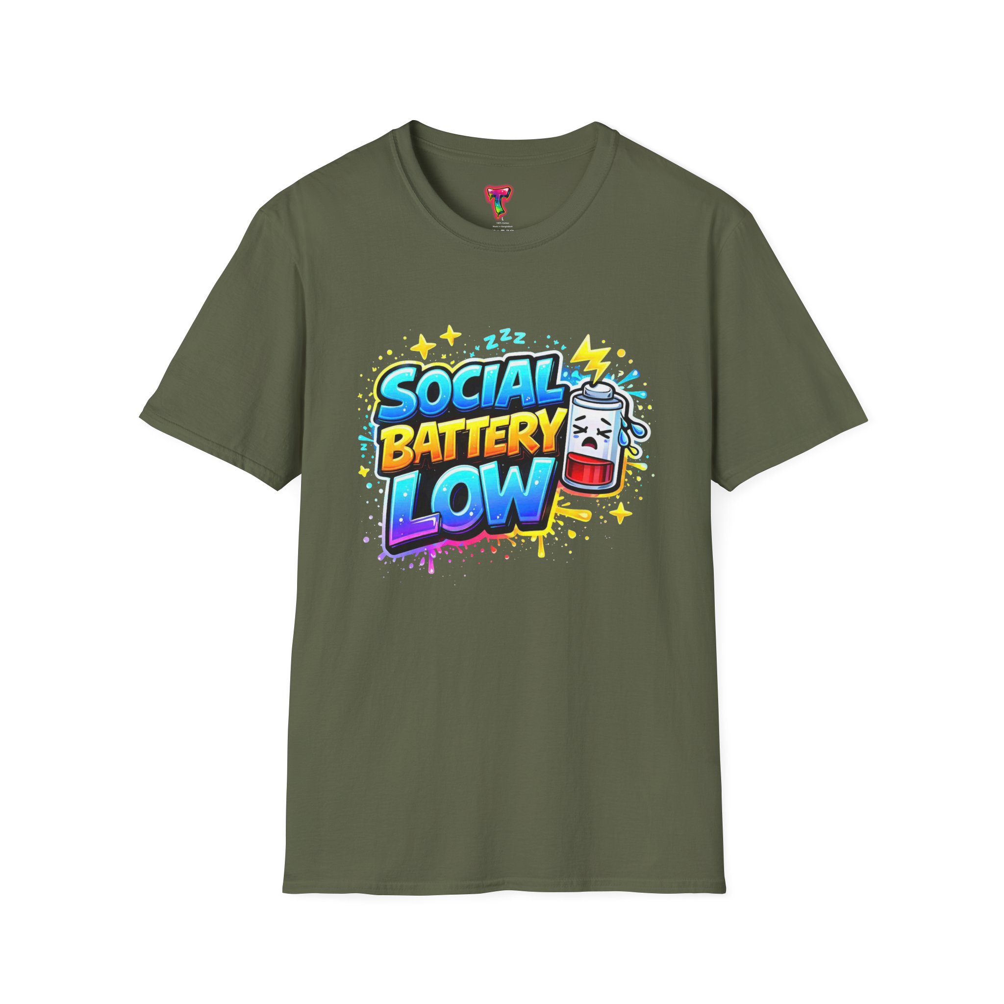 Social Battery Low T-Shirt - Ảnh 17