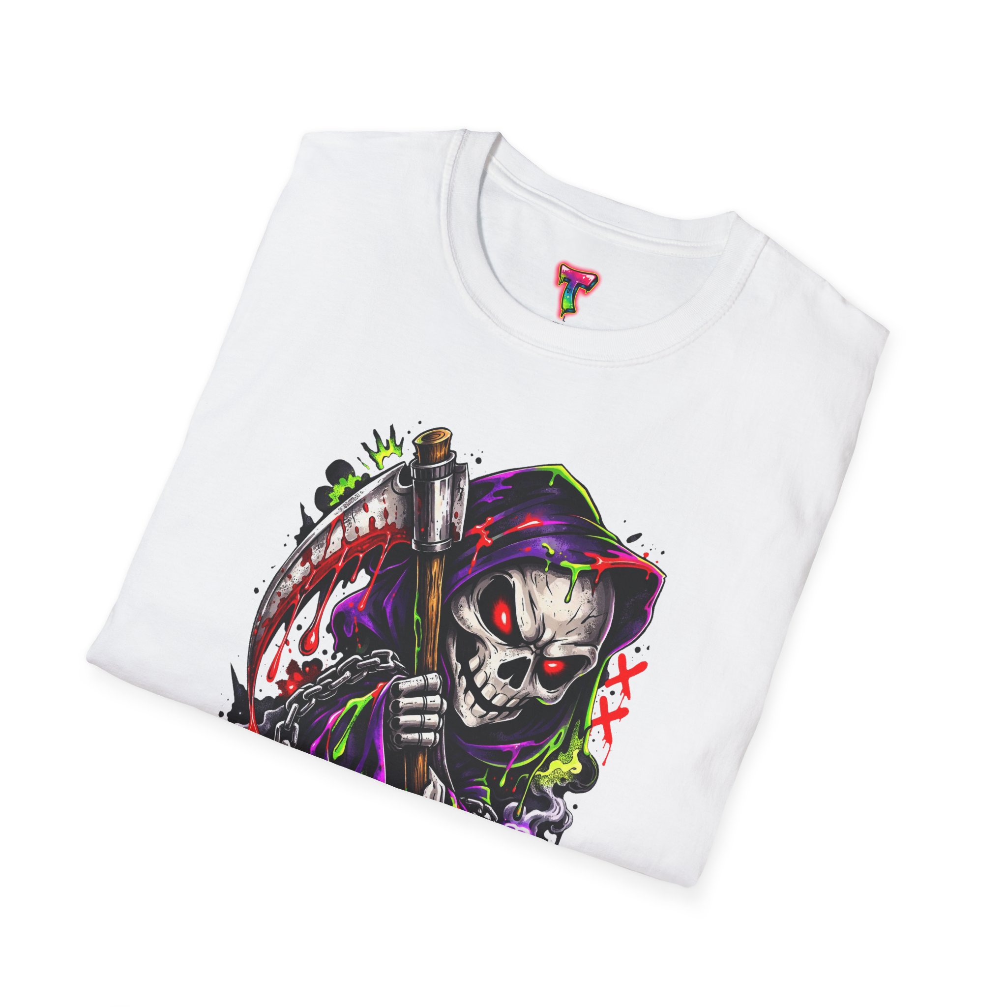 Grim Reaper Skull T-Shirt - Ảnh 8