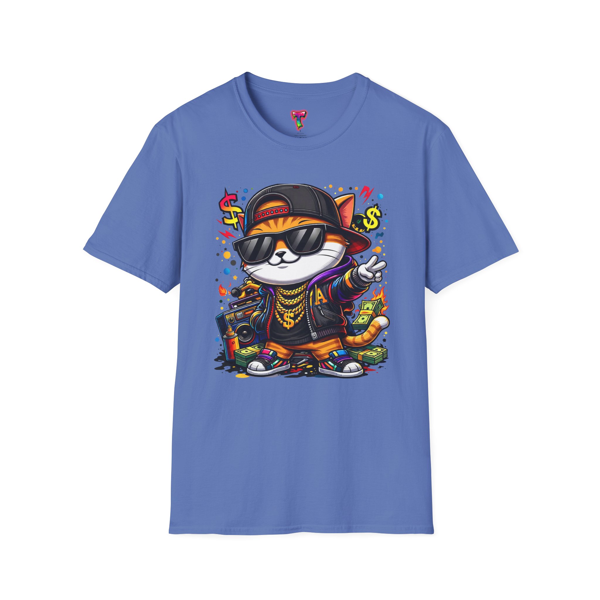 Cool Hip-Hop Cat T-Shirt - Ảnh 29