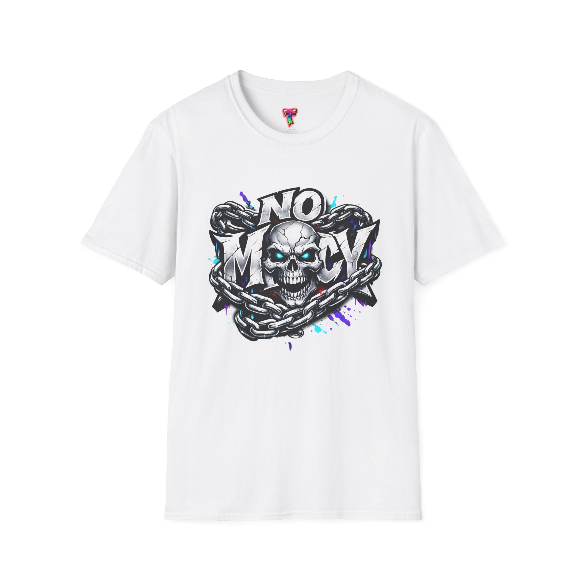 No Mercy Skull Graphic T-Shirt - Ảnh 5