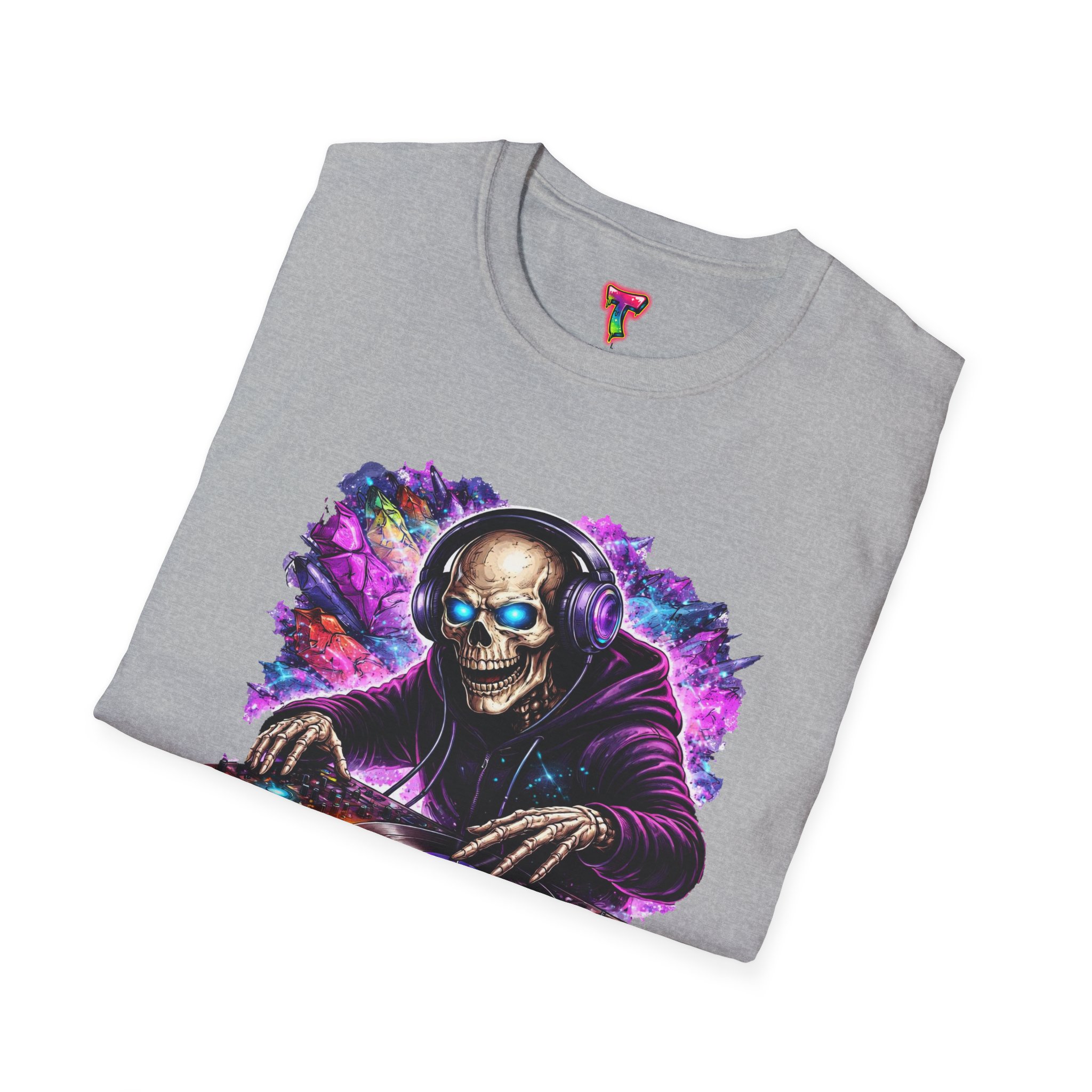 DJ Skeleton Graphic T-Shirt - Ảnh 20