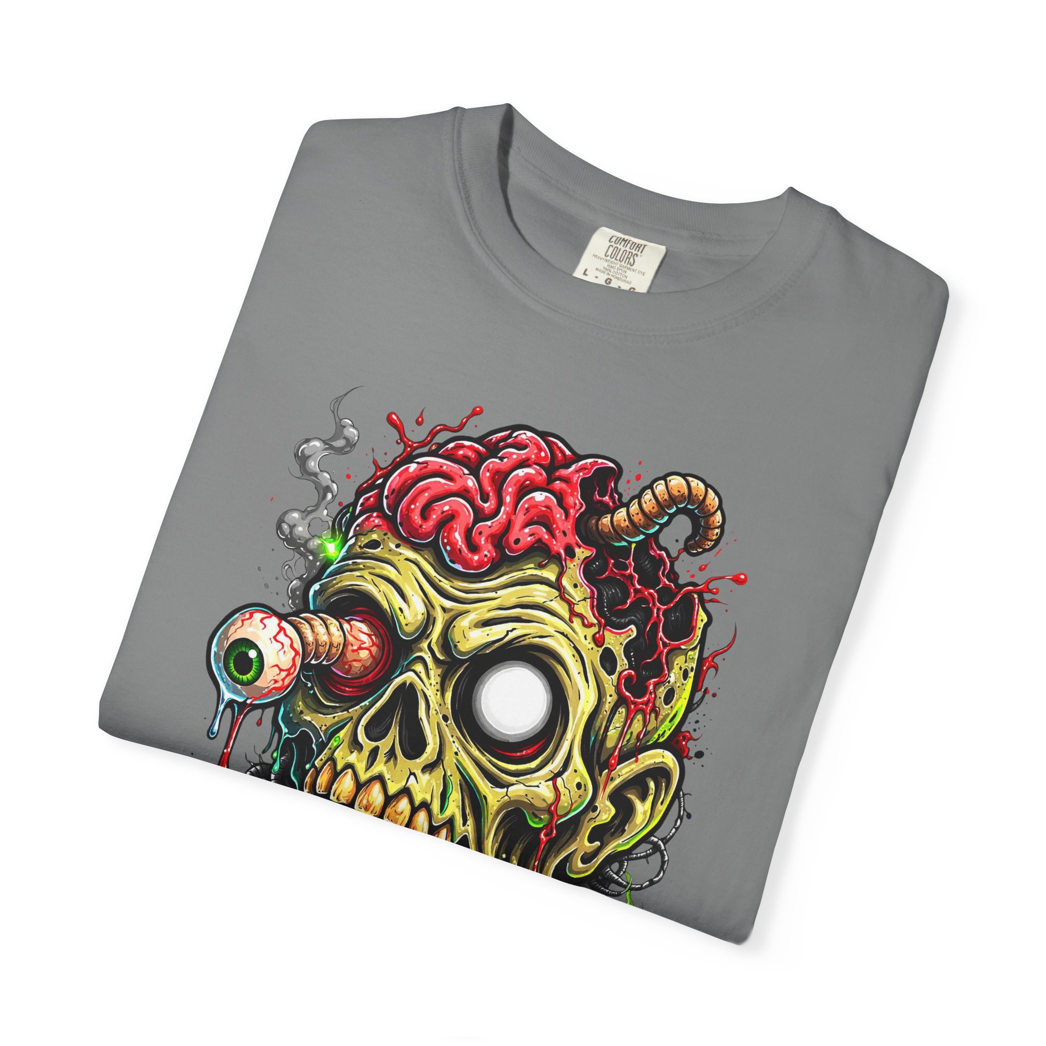 Zombie Skull Graphic T-Shirt - Ảnh 27