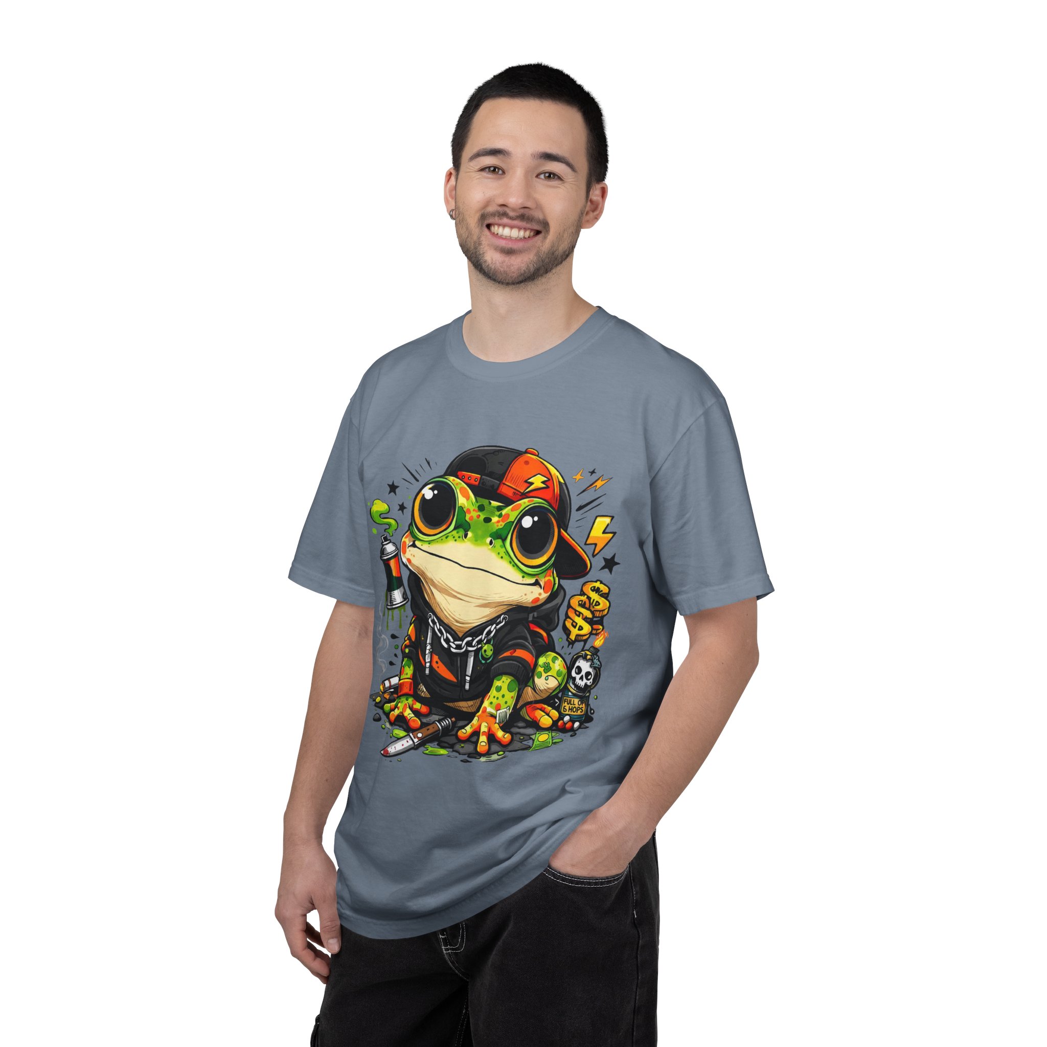 Punk Frog Graphic T-Shirt - Ảnh 36