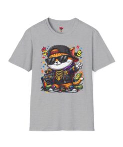 Cool Hip-Hop Cat T-Shirt