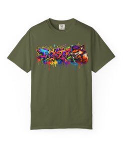 Trickster Fox Graffiti T-Shirt