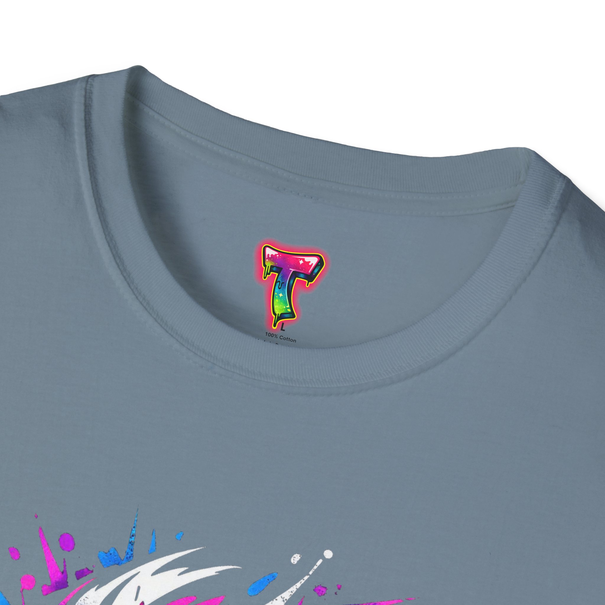 Abstract Dripping Face T-Shirt - Ảnh 27