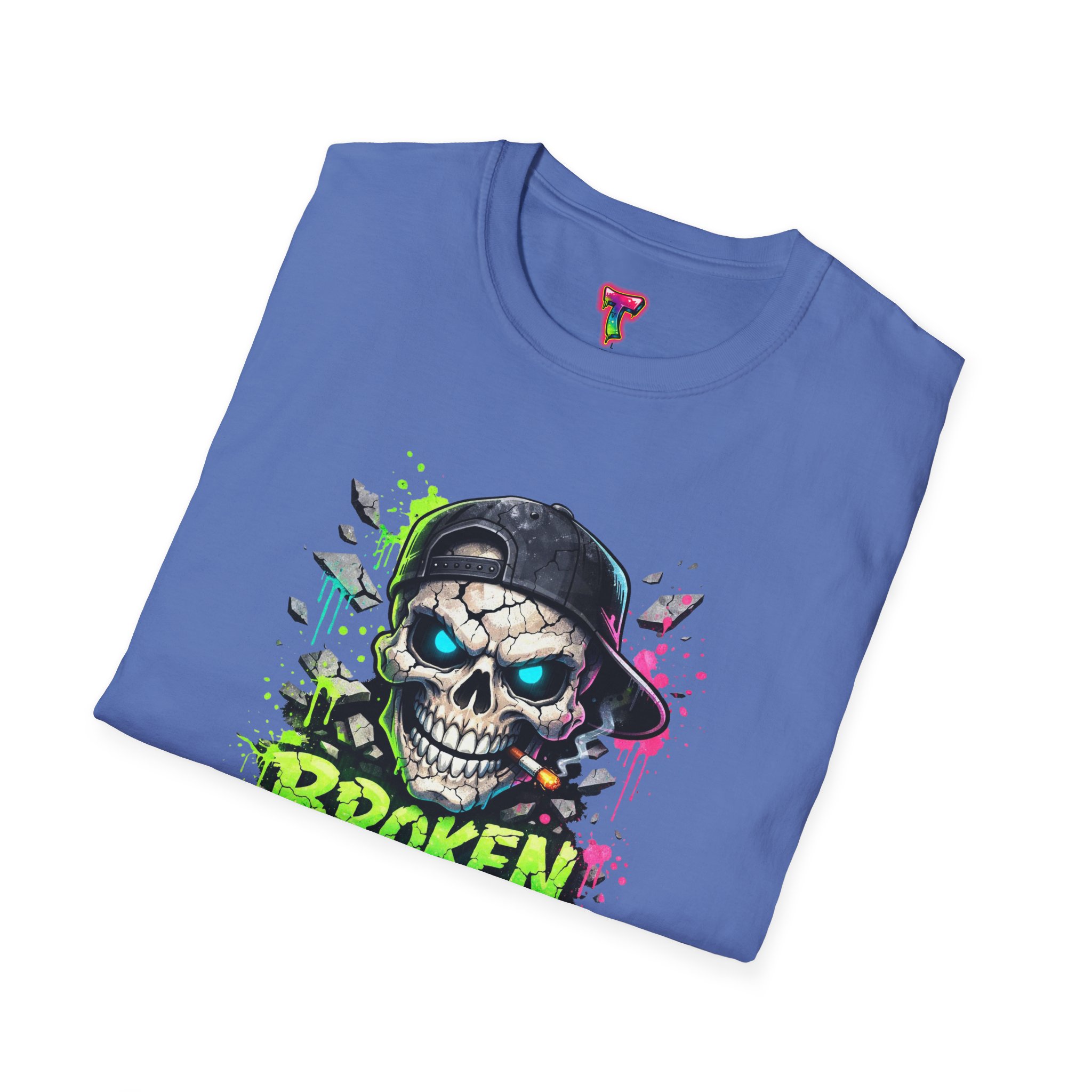 'Broken But Cool' Skull Graphic Tee - Ảnh 32