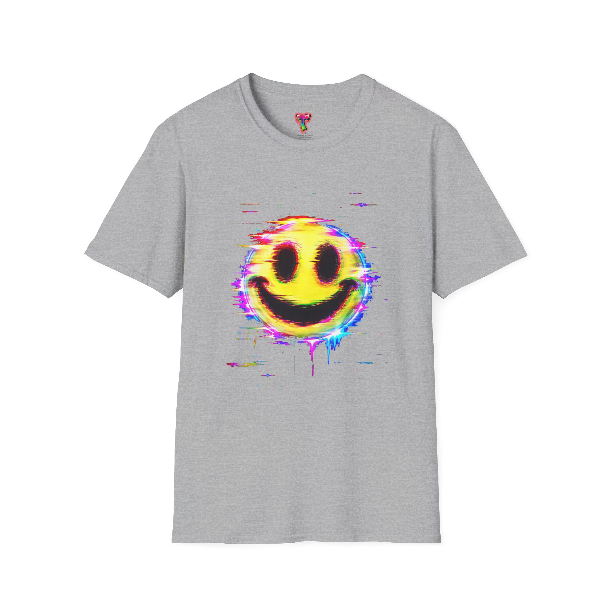 Glitch Smiley T-Shirt - Ảnh 13