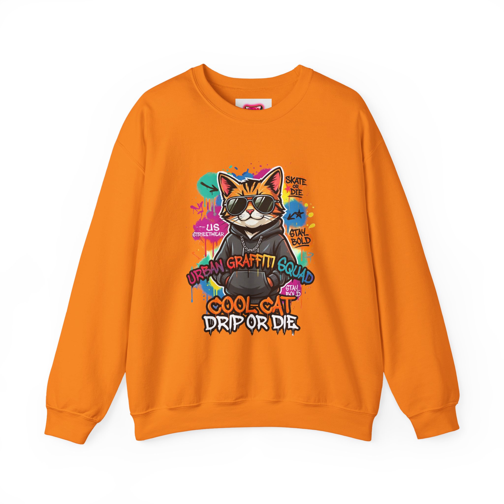 Graffiti Cool Cat Sweatshirt - Ảnh 21