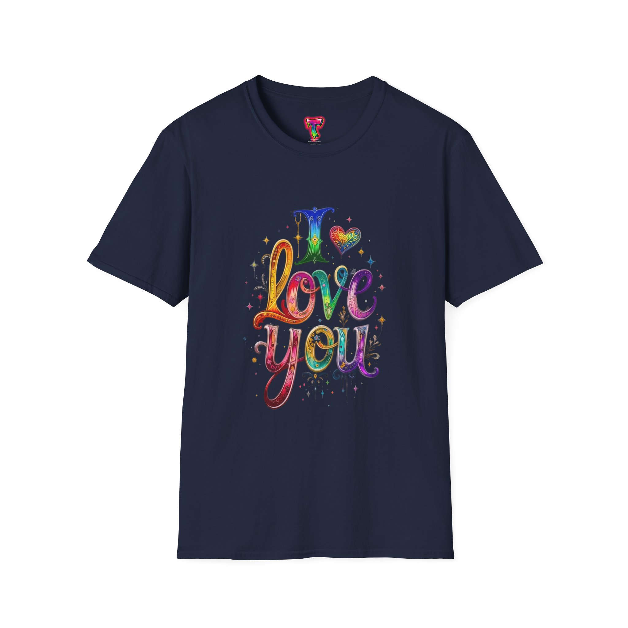 I Love You Rainbow Graphic T-Shirt
