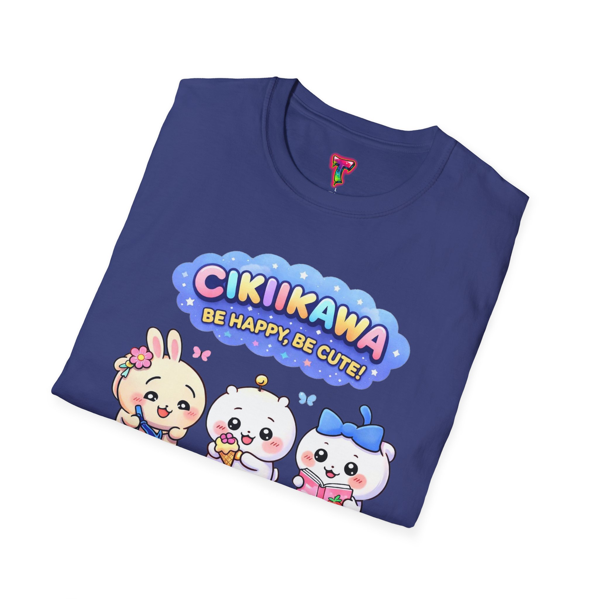 Kawaii Cartoon Friends T-Shirt - Ảnh 4