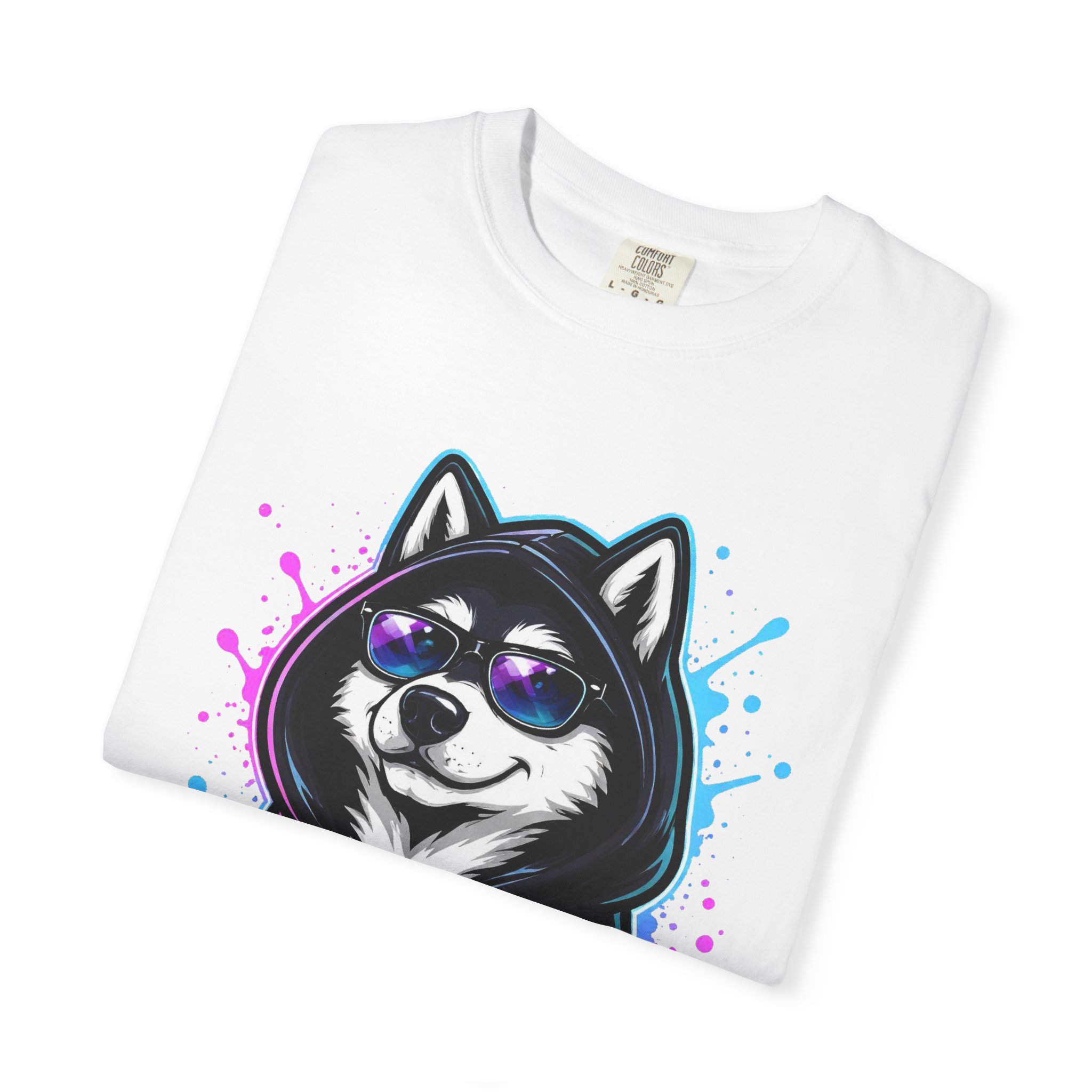 Husky Hoodie Graphic T-Shirt - Ảnh 7