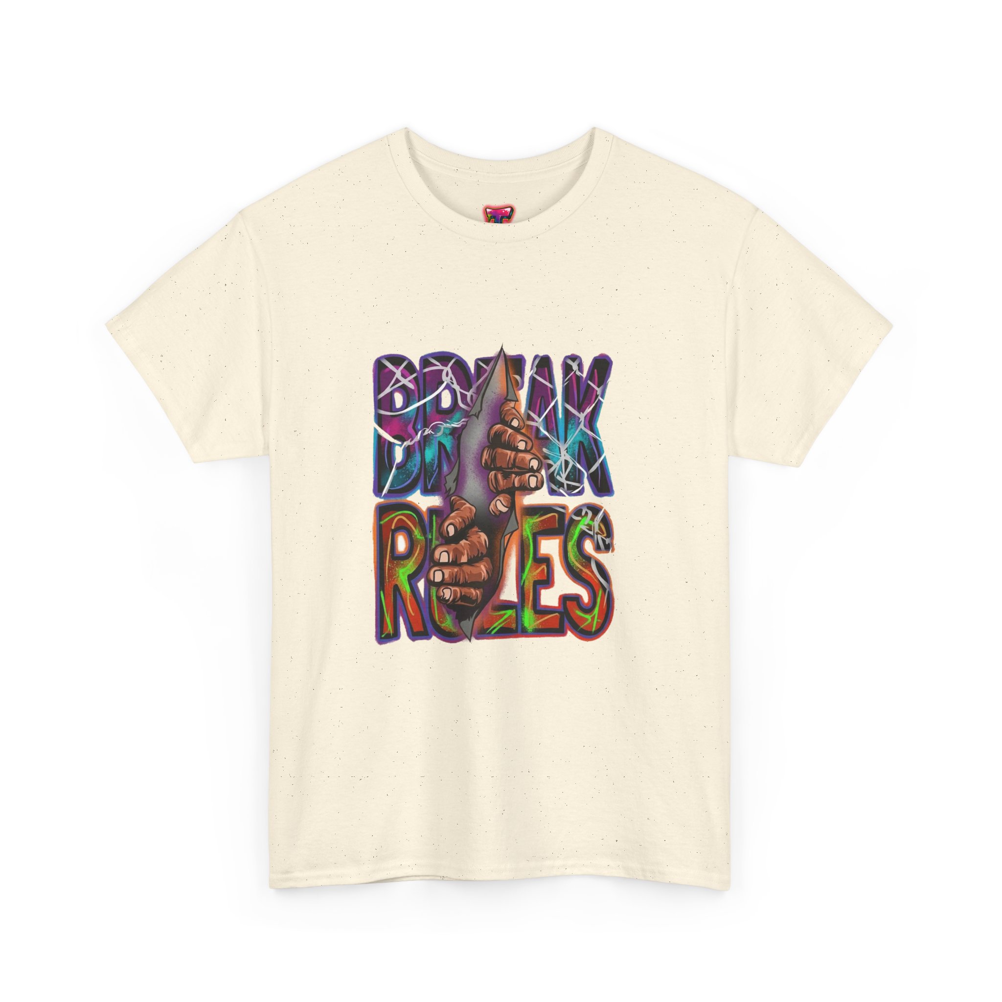 Brown Rules Graffiti Thumb-Up Graphic Tee - Ảnh 23