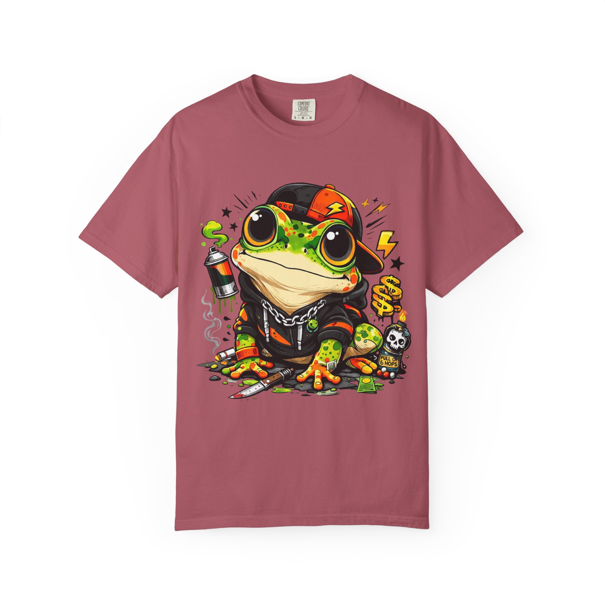 Punk Frog Graphic T-Shirt - Ảnh 57