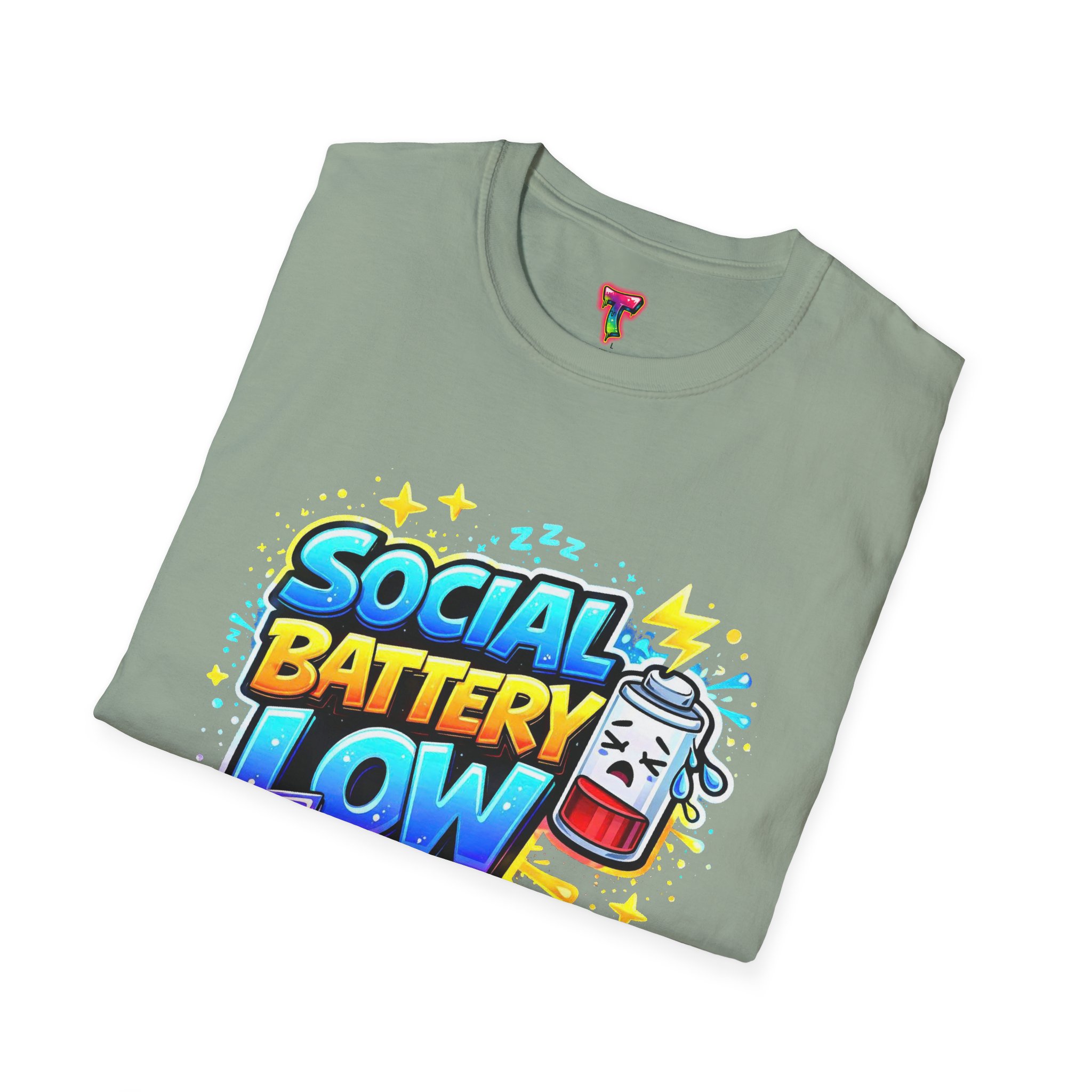 Social Battery Low T-Shirt - Ảnh 24